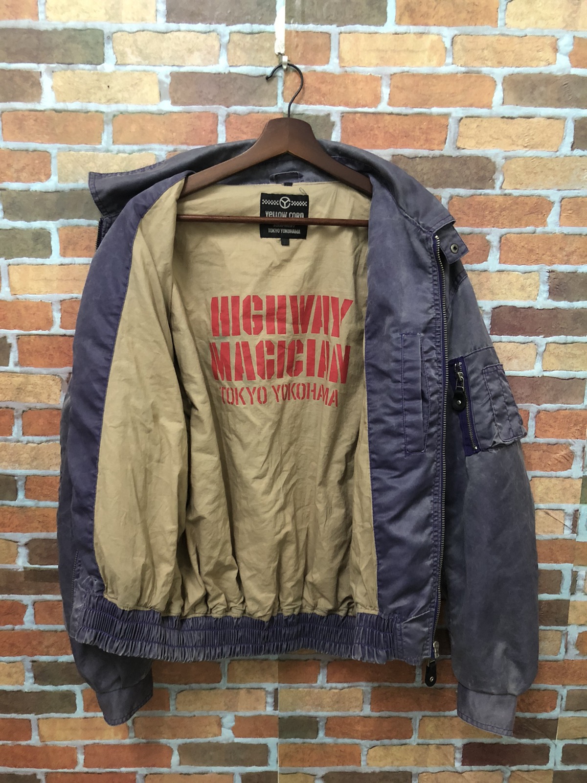 Vintage - Vintage yellow corn highway magician bomber jacket