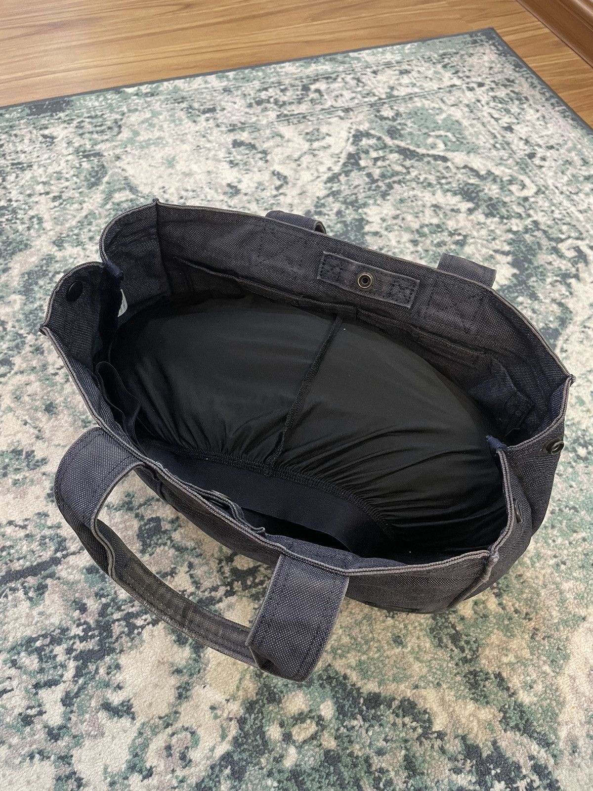 Porter Made In Japan Black Denim Tote Bag Denim Material - 17