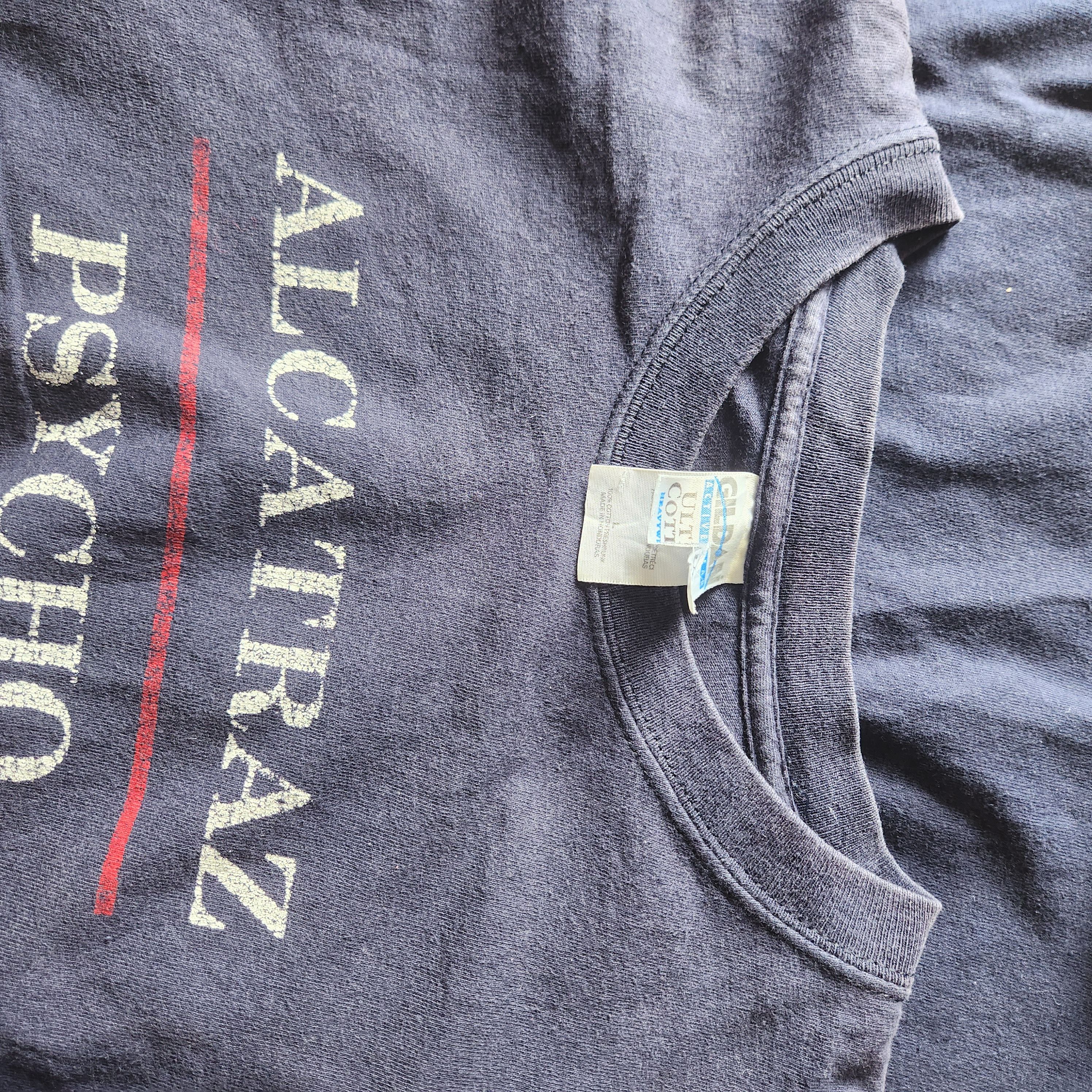 Fruit Of The Loom - Vintage Y2K Alcatraz Psycho Ward Outpatient TShirt - 6