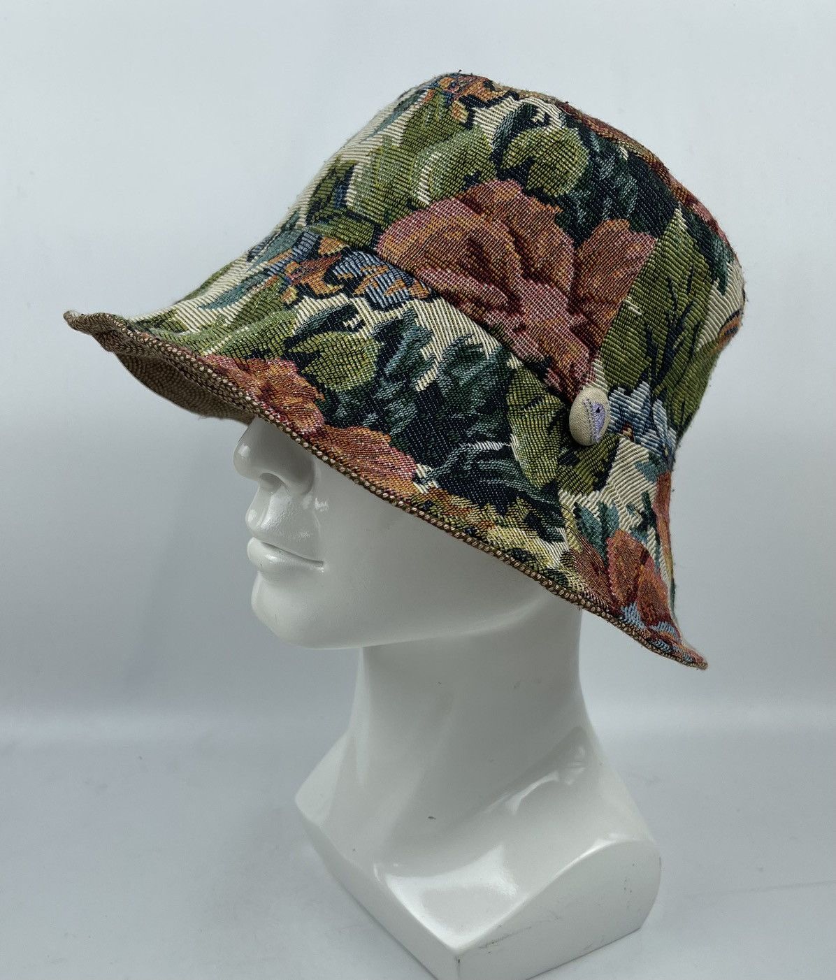 custom made colourful floral hat tc4 - 1