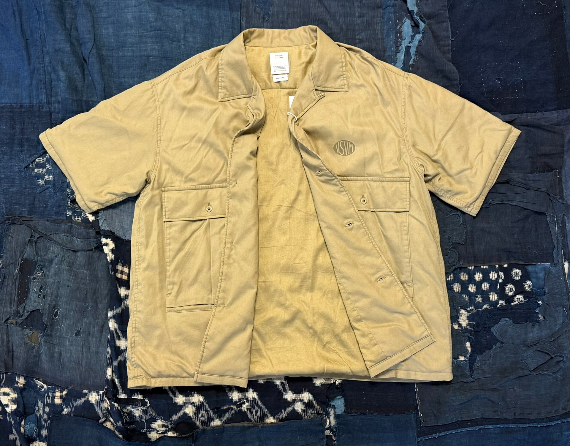 VISVIM 24SS CORNET DOWN SHIRT S/S Down Short Sleeve Shirt - 3