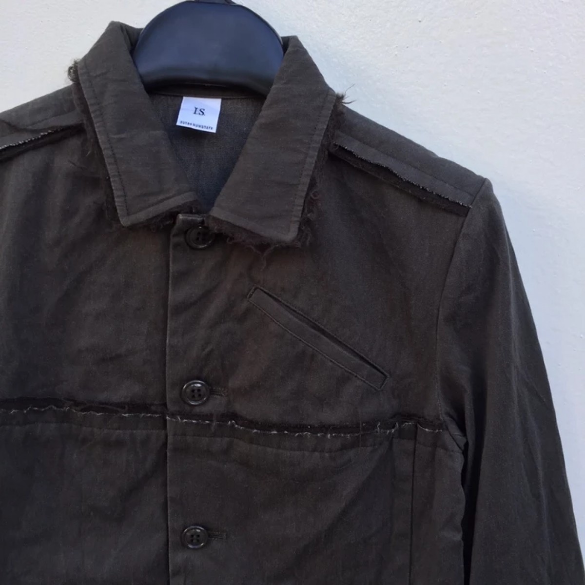 Issey Miyake - Vintage I.S Sunao Kuwahara Raw Cut Design Jacket - 2