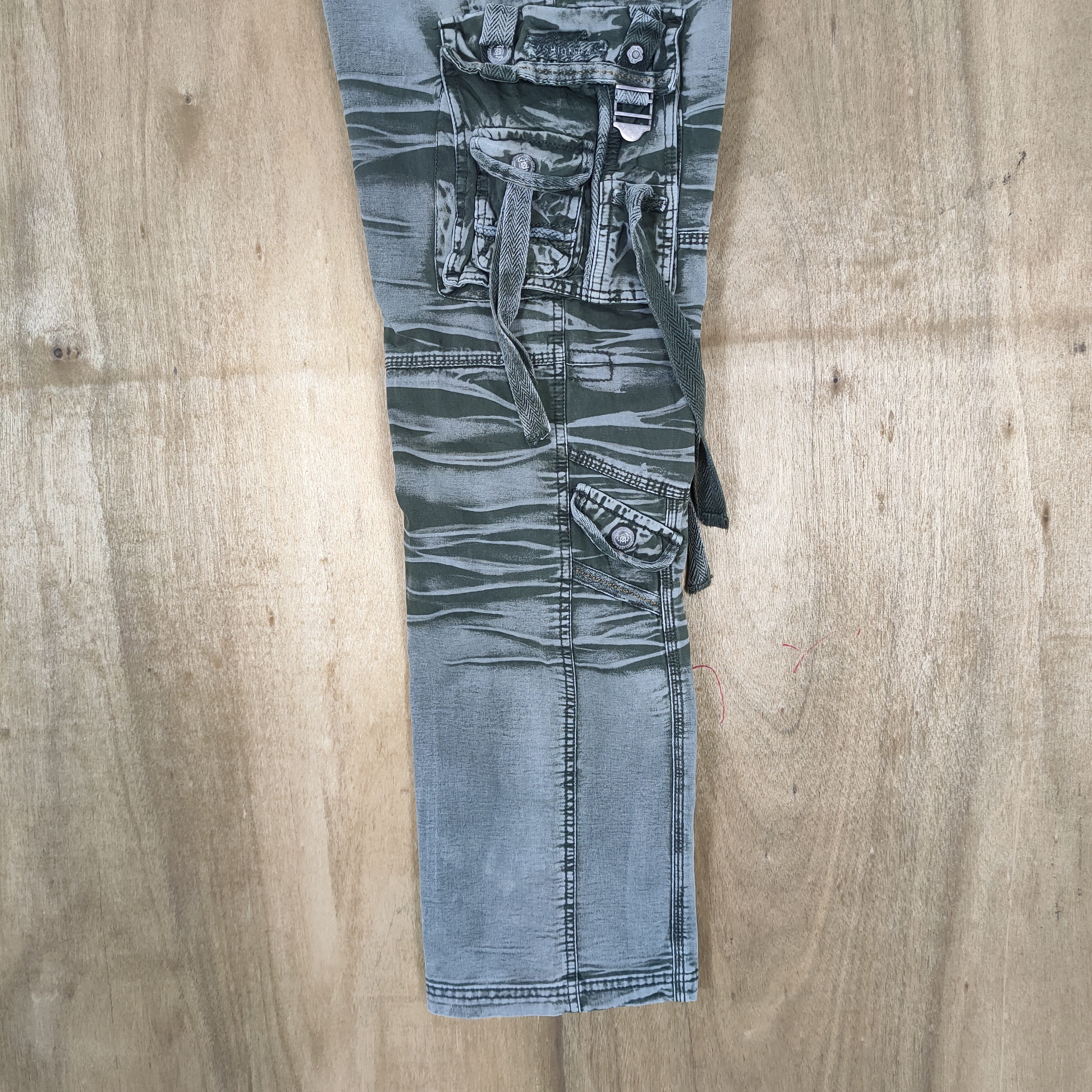 Japanese Brand - WZI BONDAGE FADED CARGO PANTS - 17