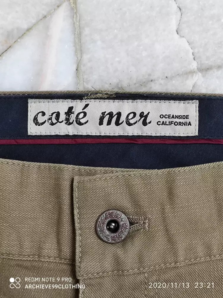 Vintage - Cote mer vintage fatigue skinny military pants - 3