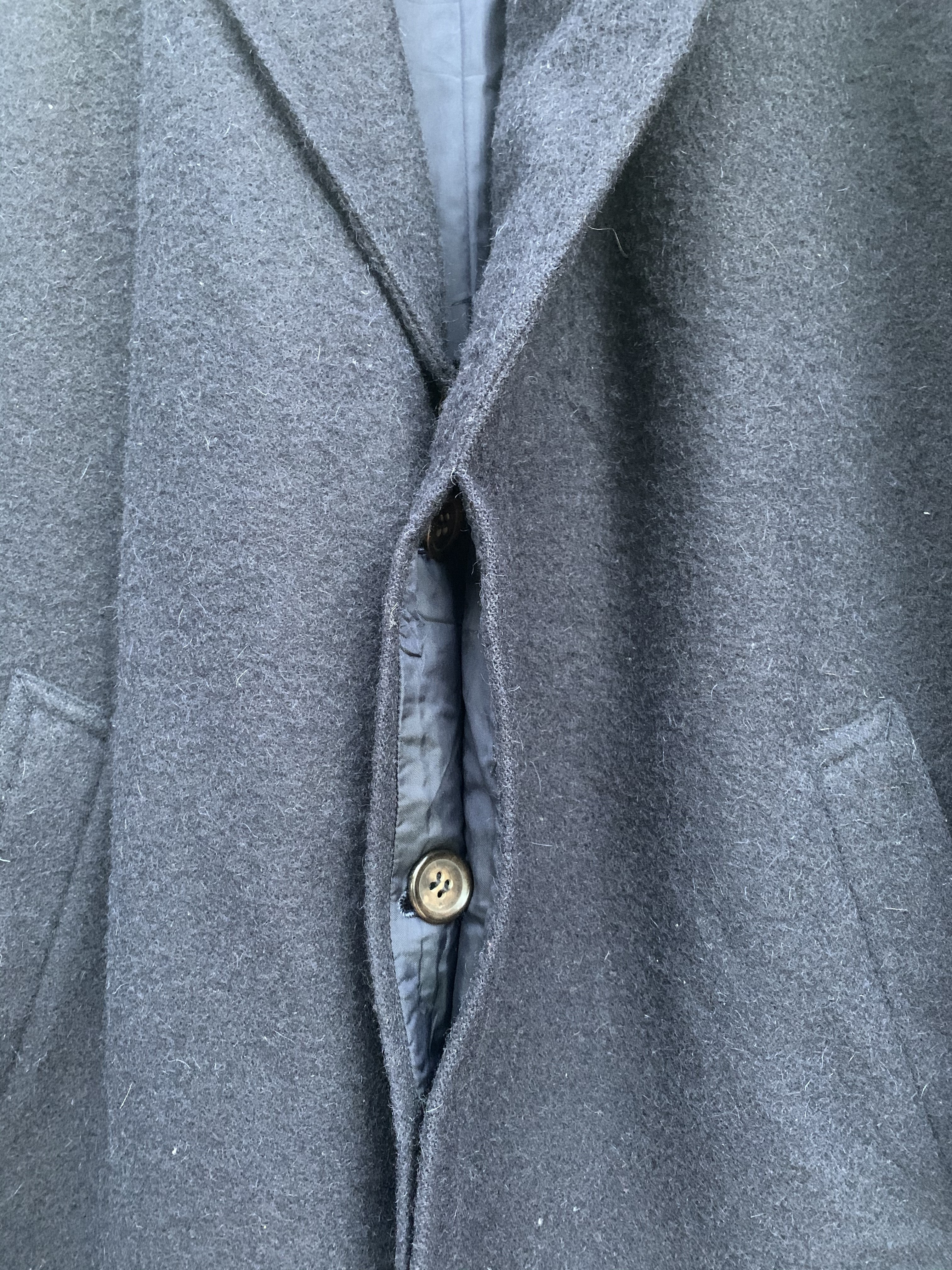 Rare Vintage 70/80’s Comme Des Garcon Homme Wool Long Coat - 14