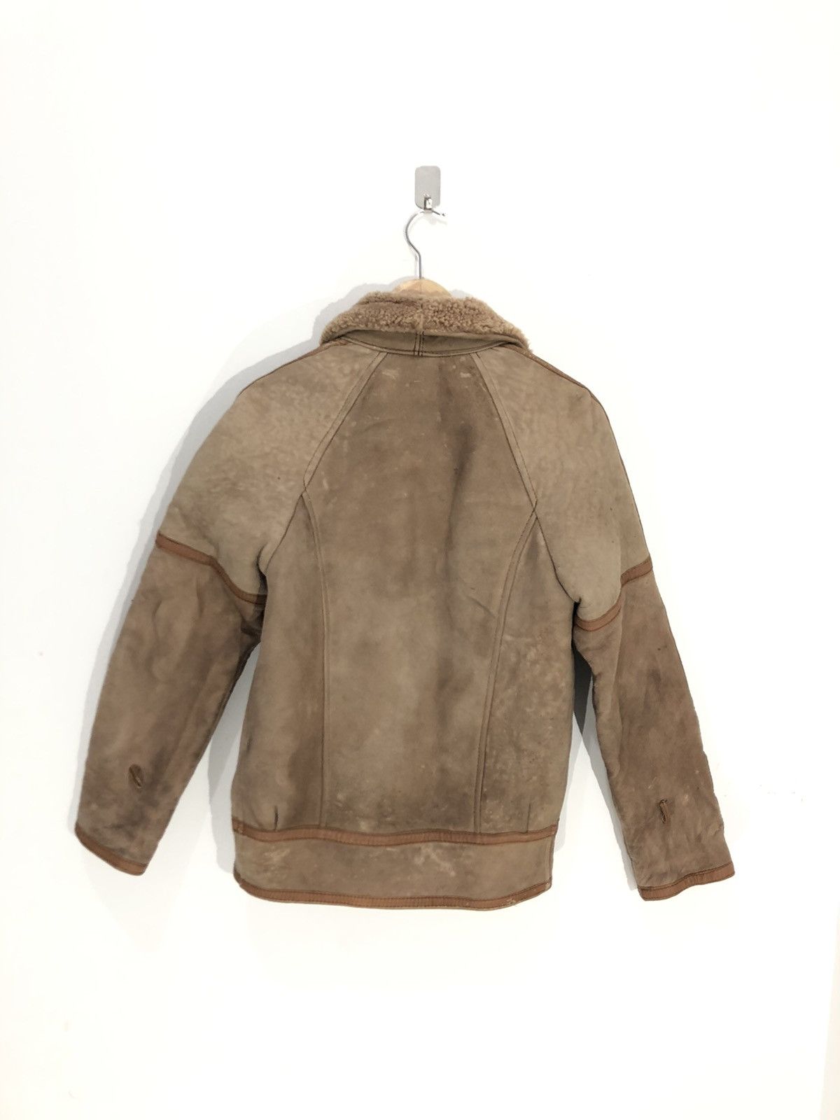 Sheepskin Coat - B3 Sheep Skin Jacket - 11