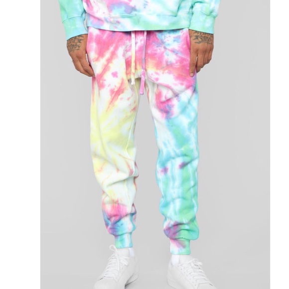 Fashion Nova - Tie Dye Hoodie + Jogger Set - 4