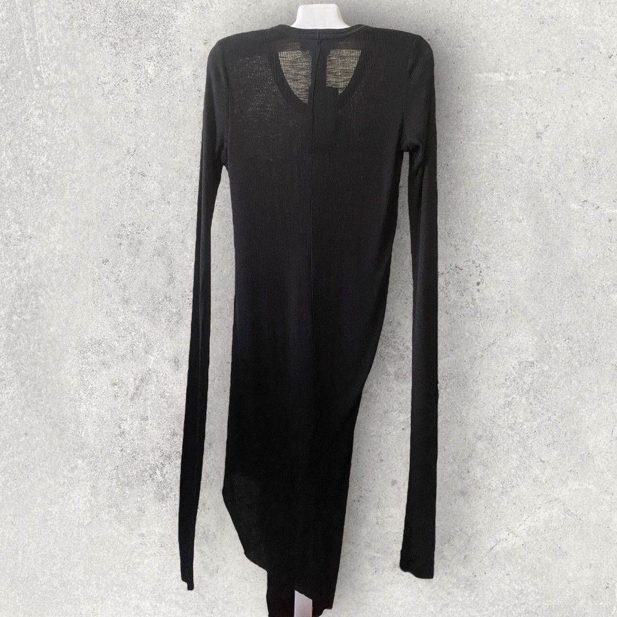 FW14 Extend Sleeve Ribbed Long Twisted T Shirt - 5