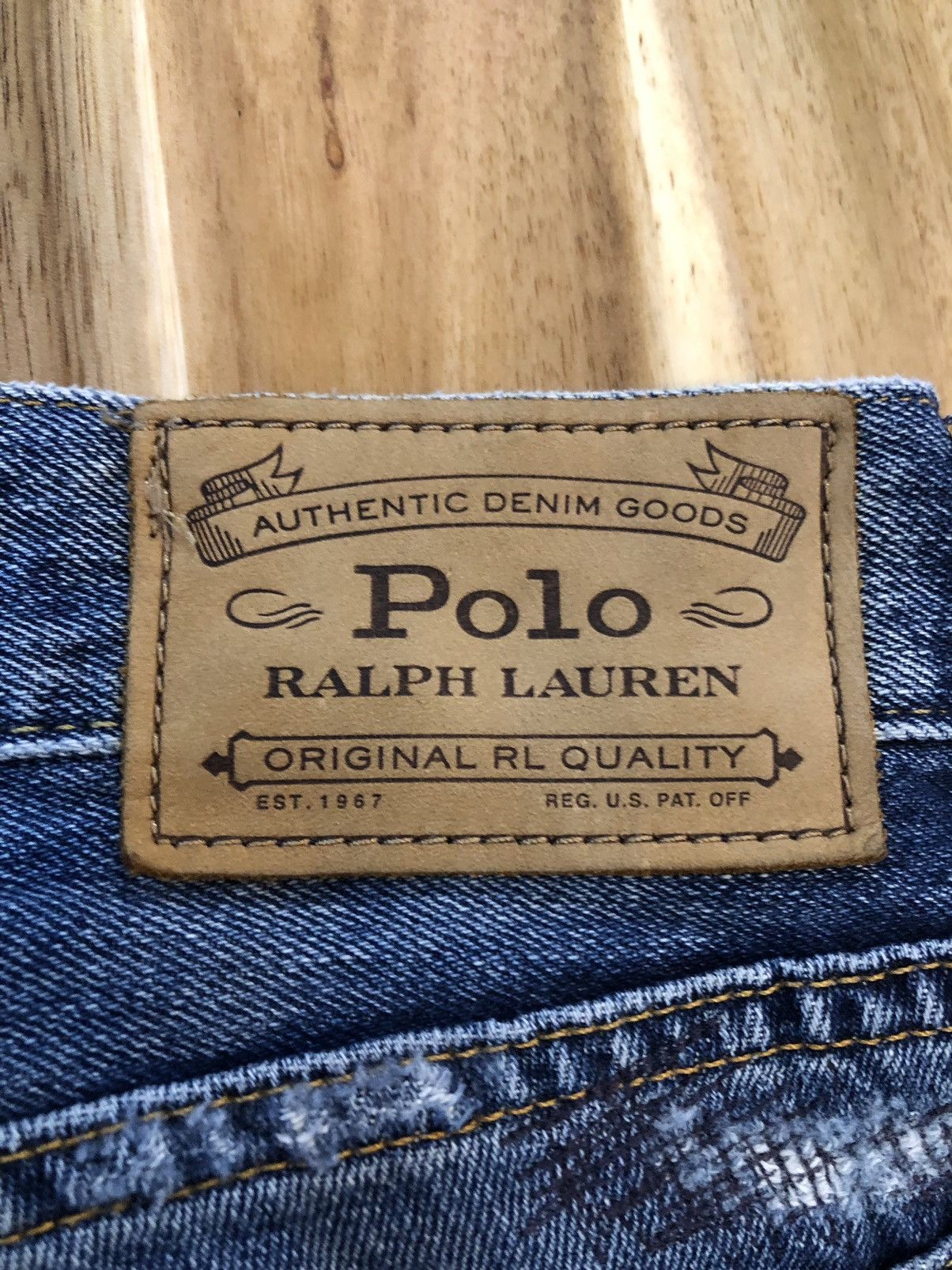 Polo Ralph Lauren Distressed Design Denim Jeans - 12