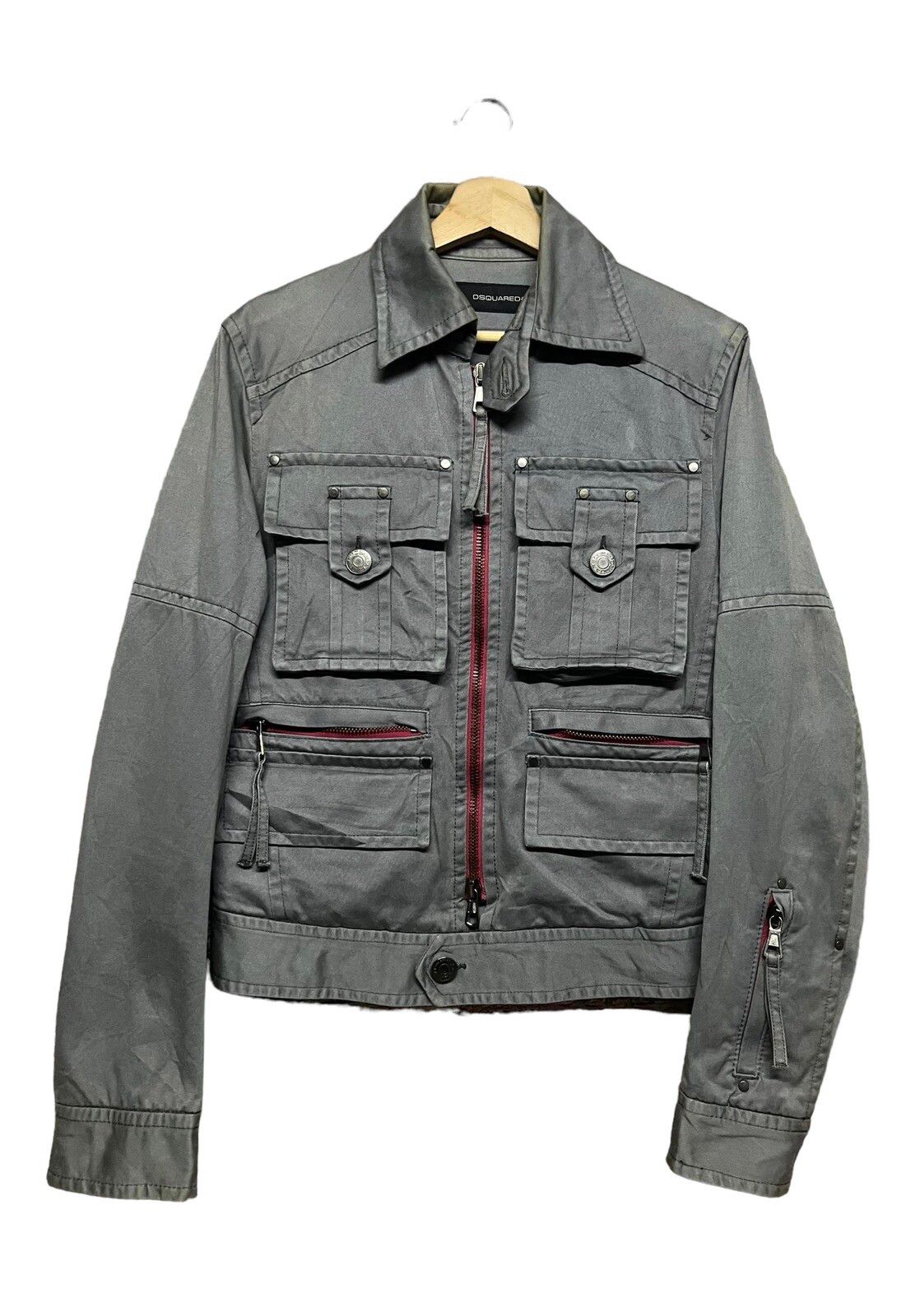 Dsquared2 Italy Bikers Multipocket Jacket - 2