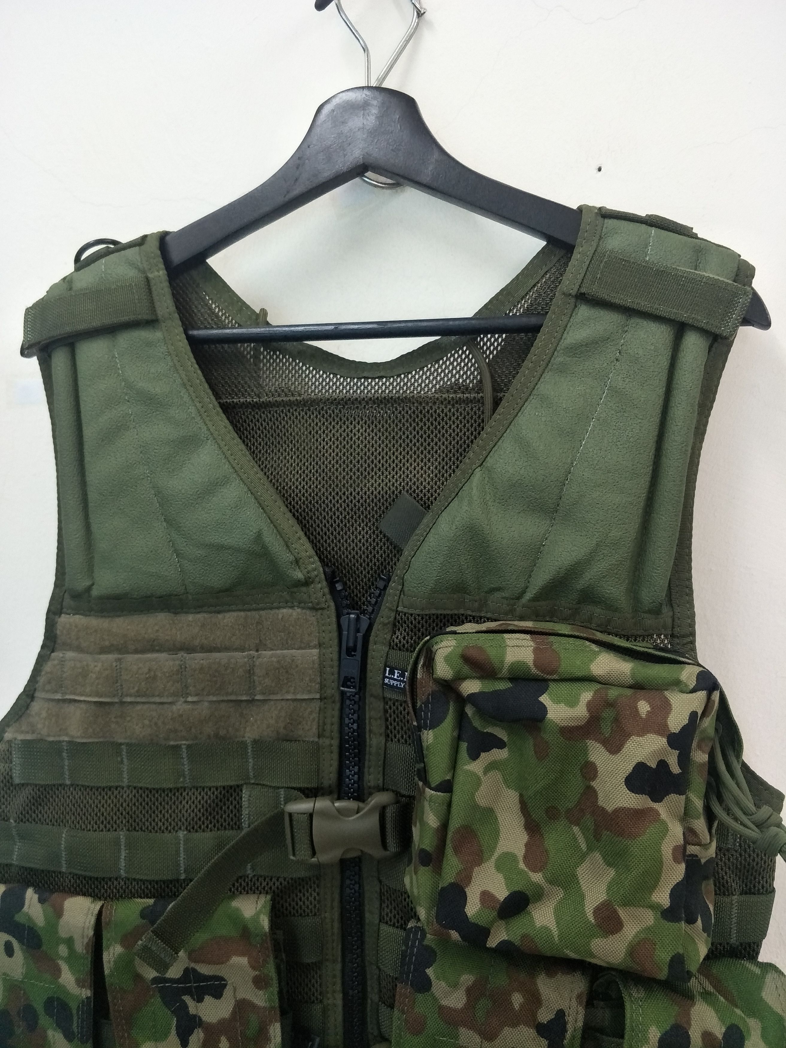 Japanese Brand - Tactical Military Camo Heavy Vest Backpack - 9