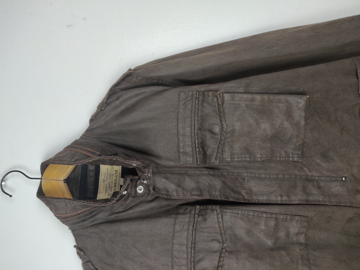 Avirex - Wax Field Jacket Military Multipocket Gear - 5