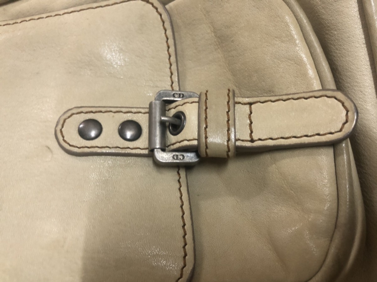 Vintage Collectible Item Gaucho Saddle Bag Beige colour - 9