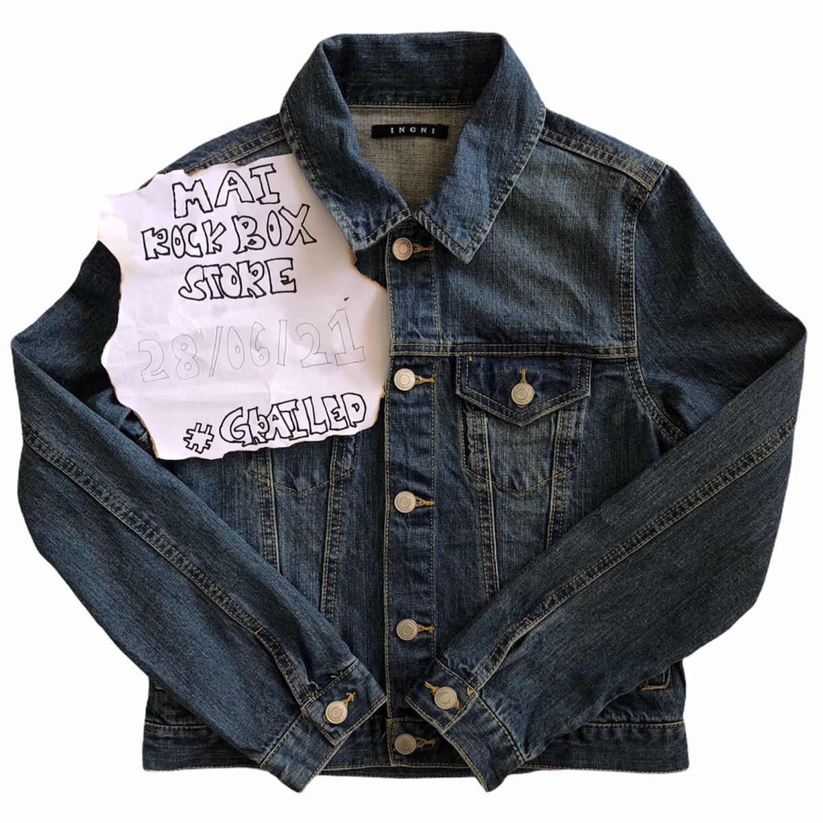 Archival Clothing - Vintage Denim Jacket by INGNI - 1