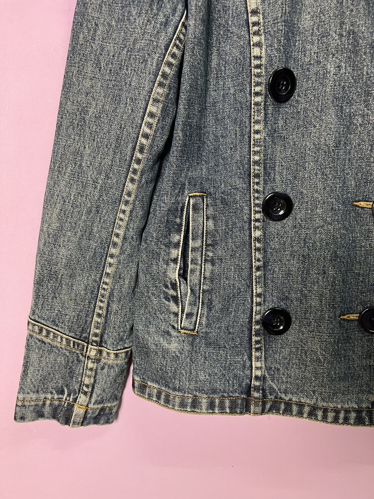 🔥Marc Jacobs Double Breasted Denim Jacket - 11