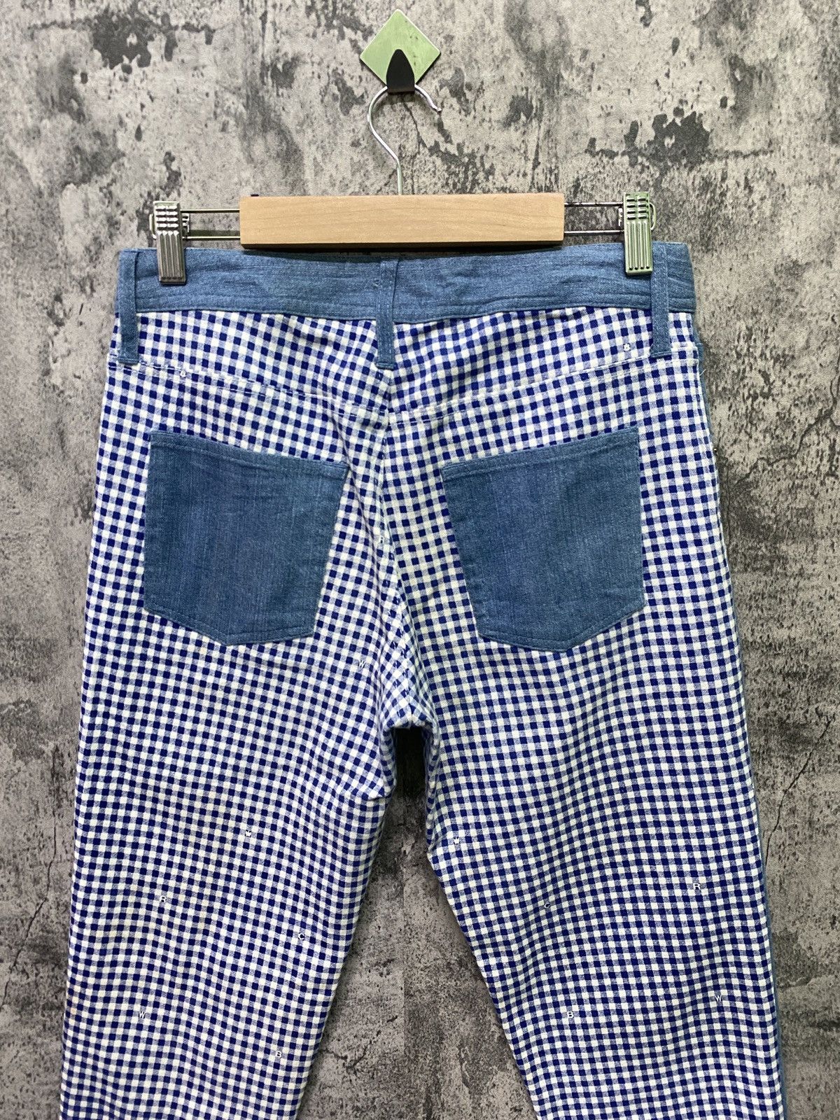 Designer - Japanese Brand RCWB Hybrid Checked Design Pants - 10