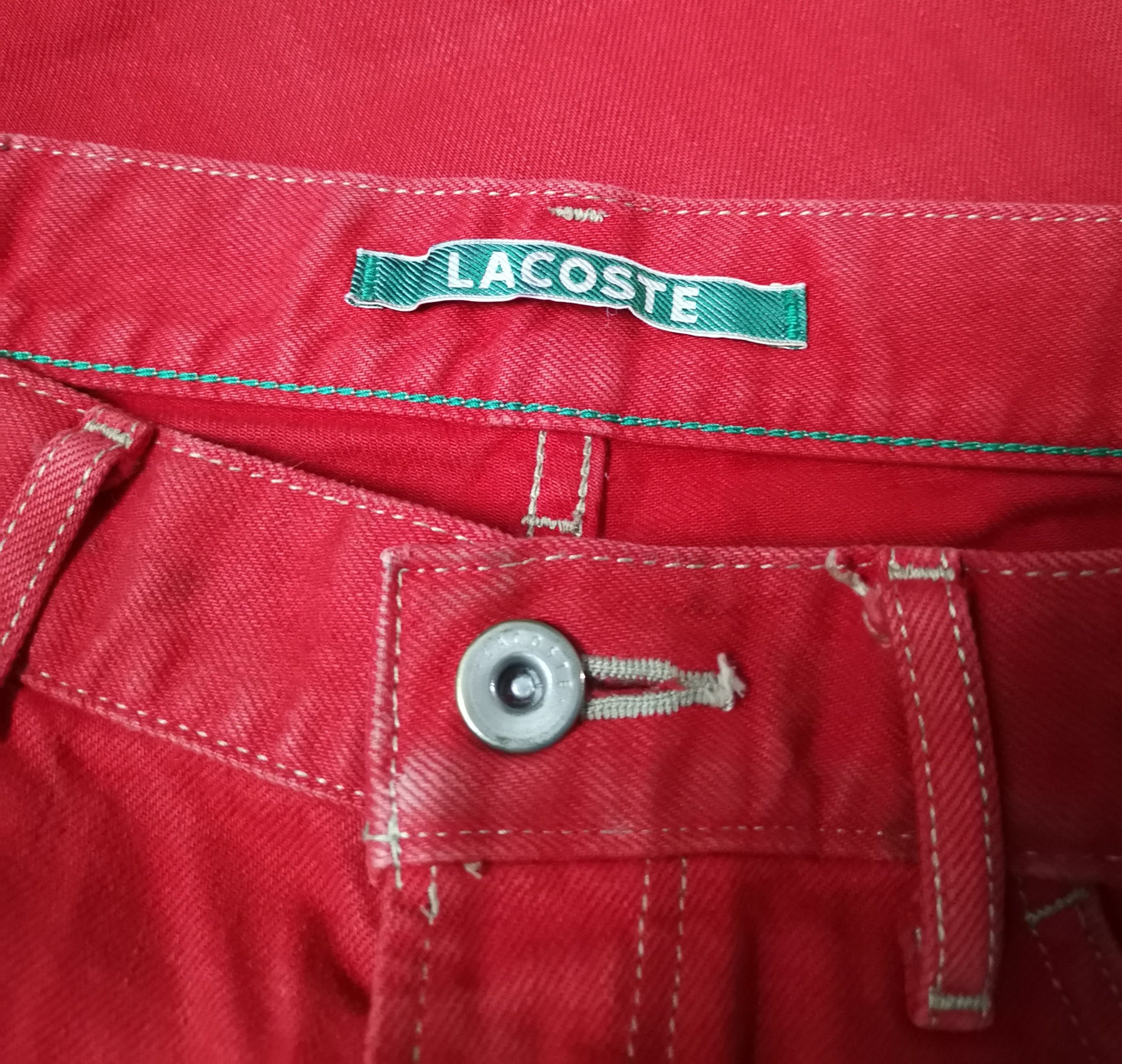 Lacoste Dirty Red Denim - 5