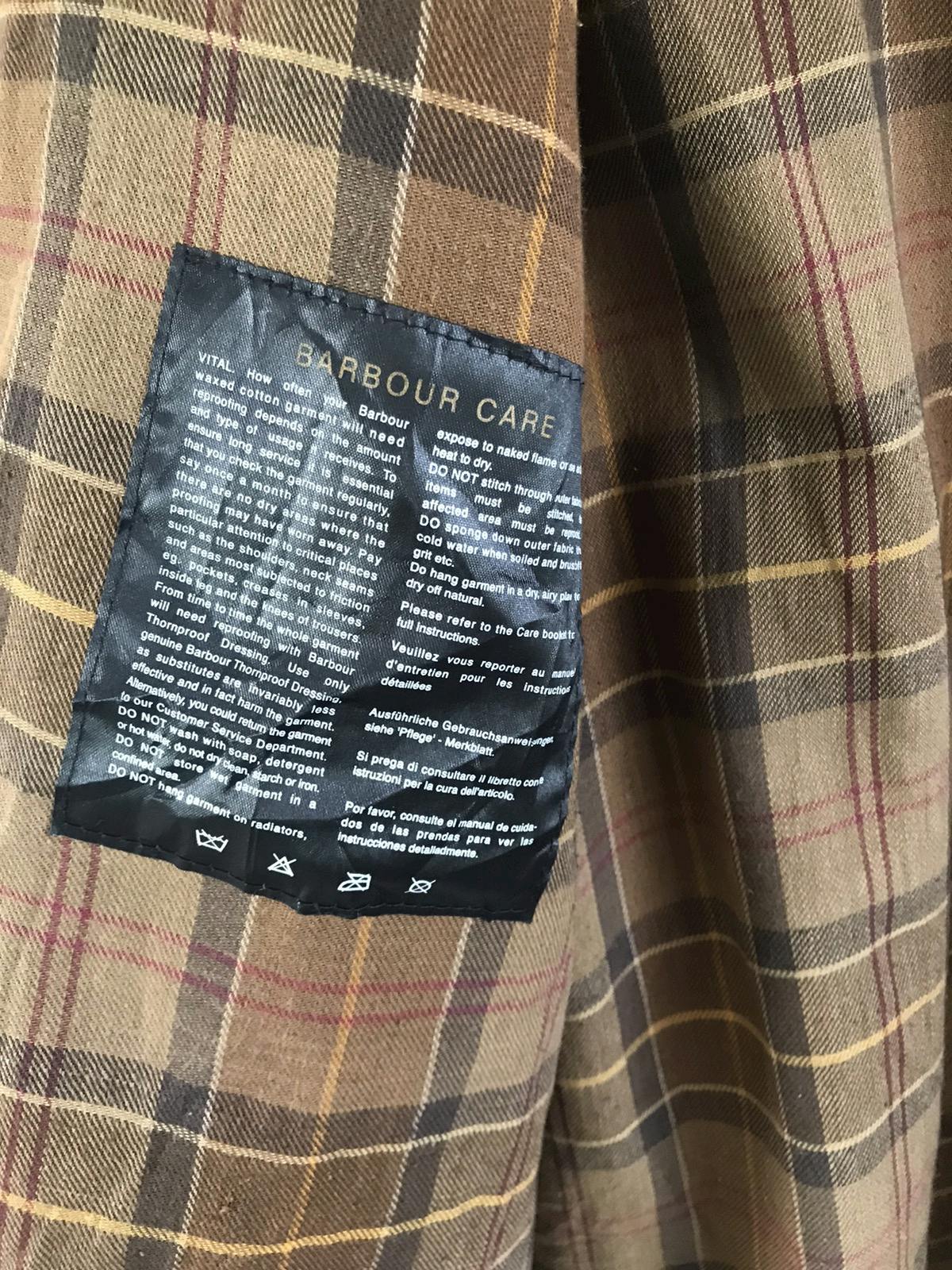 Barbour Wax Jacket Made in England - 9