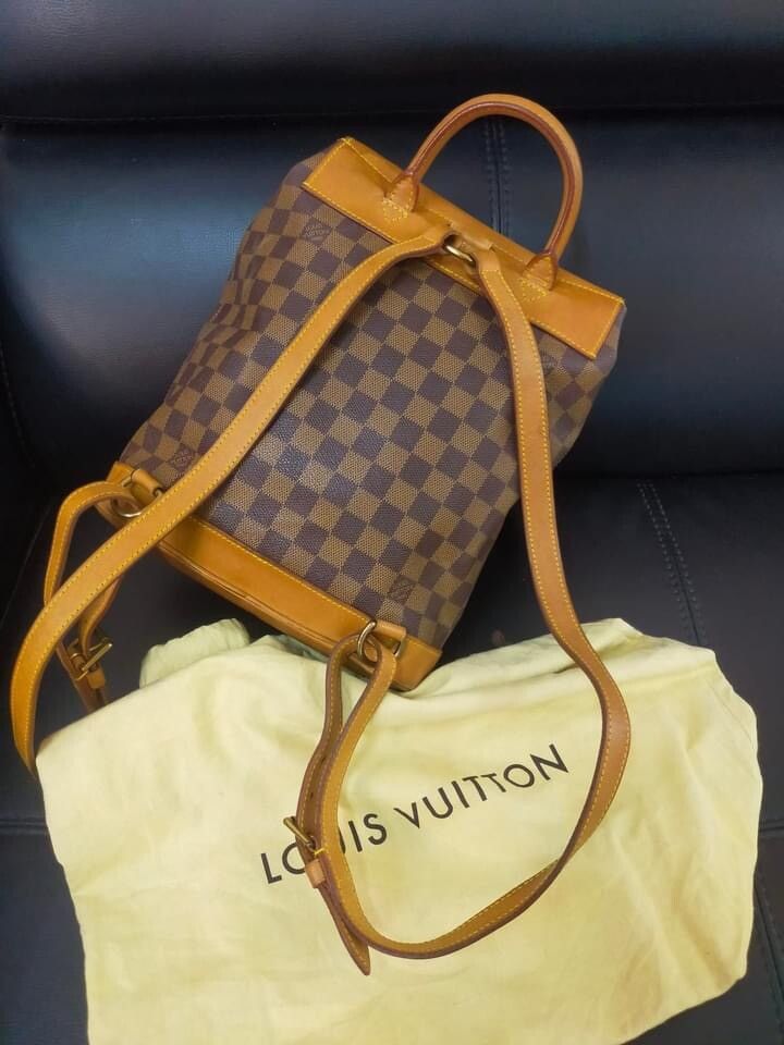 Auth LOUIS VUITTON Damier Ebene Centenaire Soho Backpack - 8