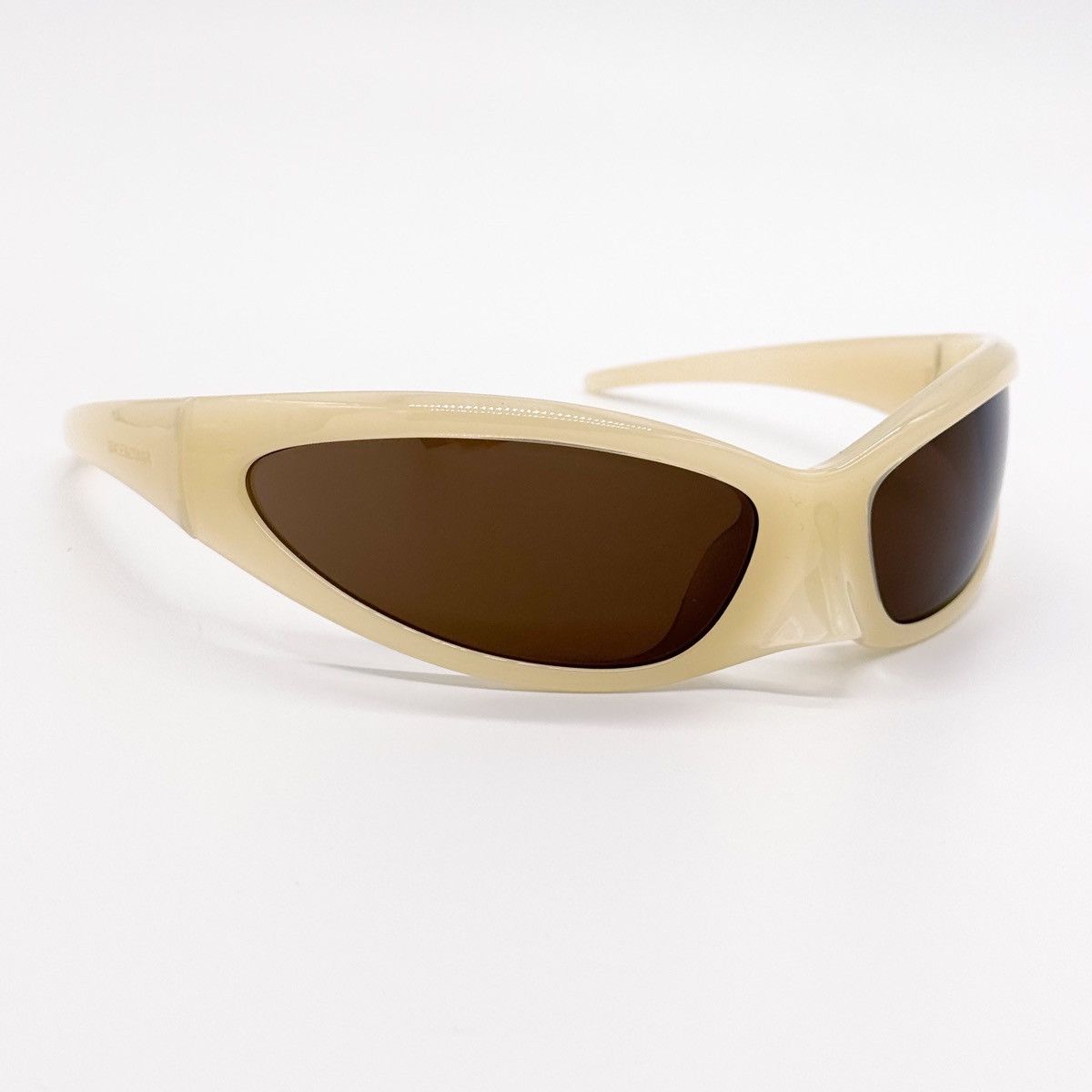 NEW BALENCIAGA BB0251S 003 OVAL YELLOW UNISEX SUNGLASSES - 5