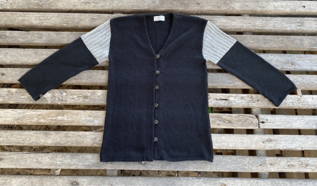 Cardigan - Apt Basic Evolve Wool Blend Knitted Sweater Cardigan - 1