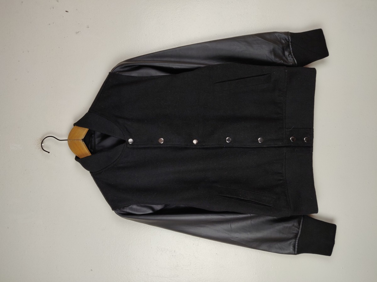 Bomber Jacket - Zip Five Japan Plain Bomber Streetwear - 2