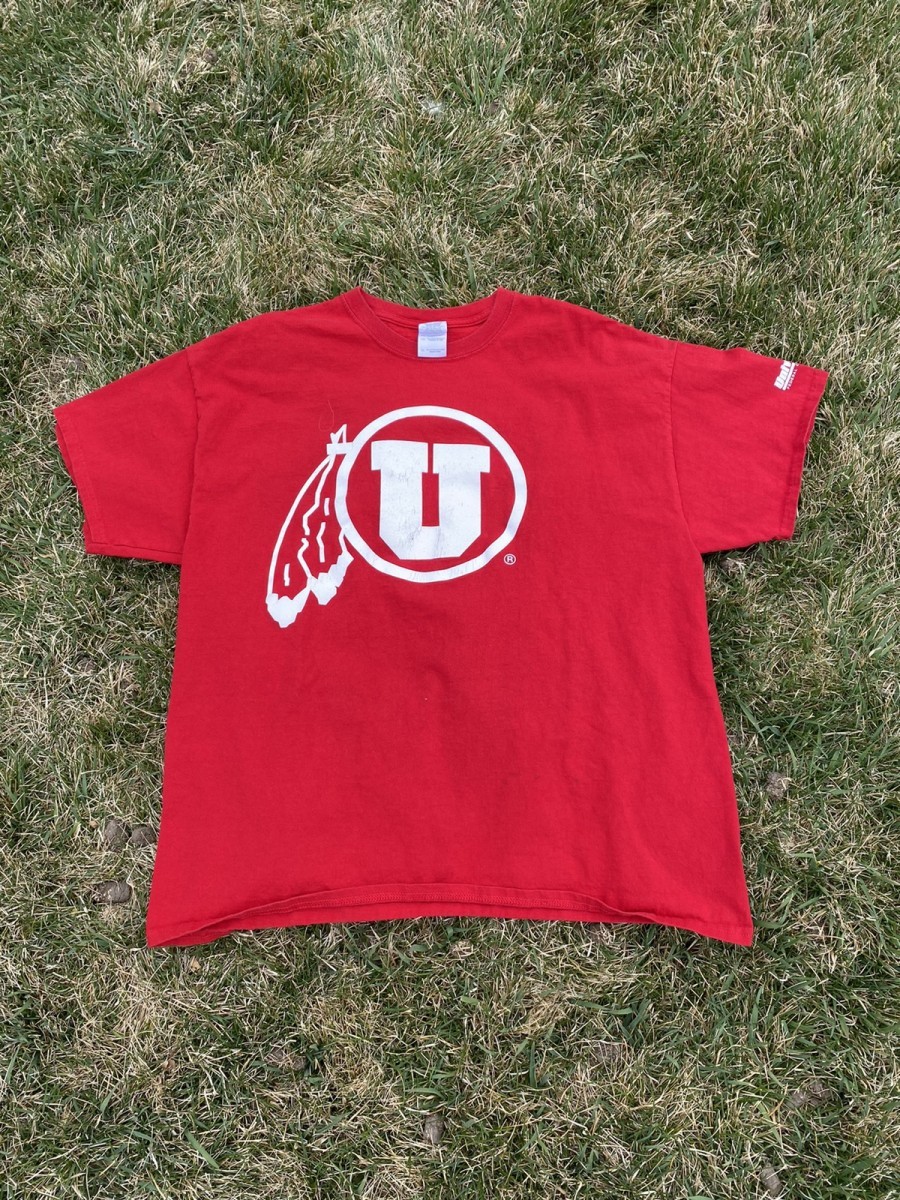 Vintage - University of Utah Utes Red Tee - 1