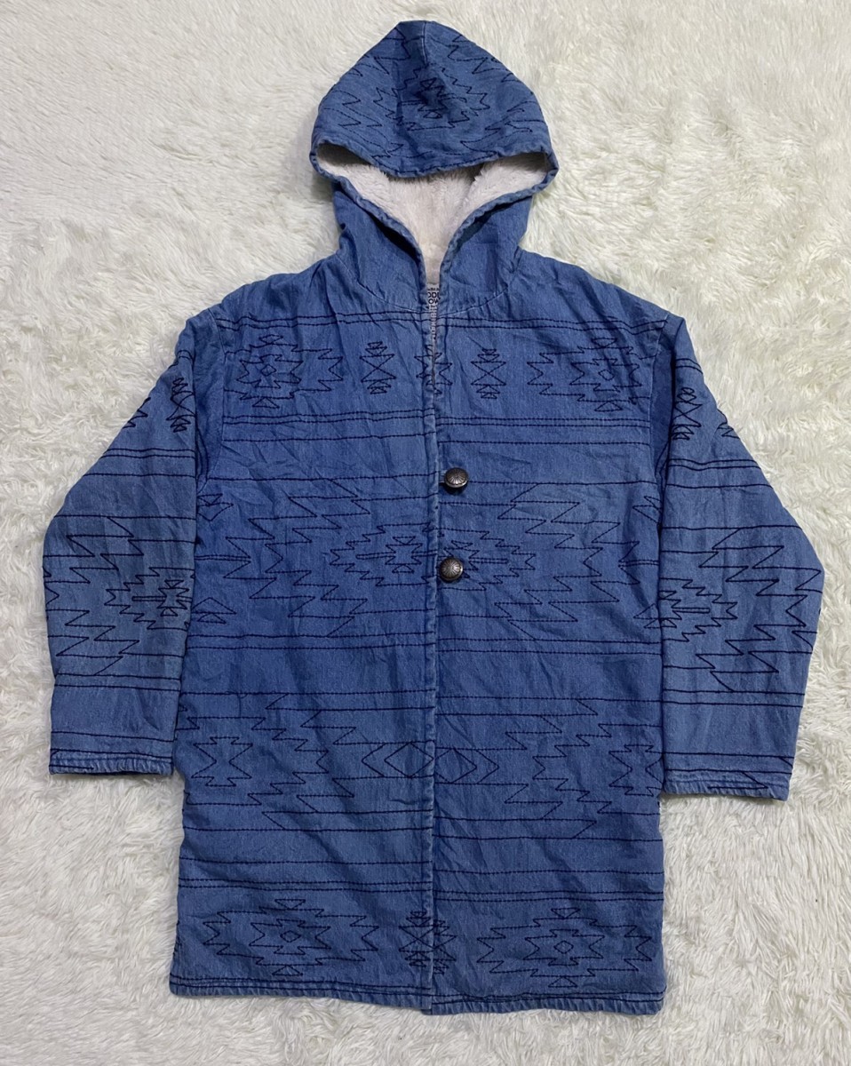 Rodeo - Rodeo Crowns Sashiko Stitching Patterns Fleece Lined Jacket - 3
