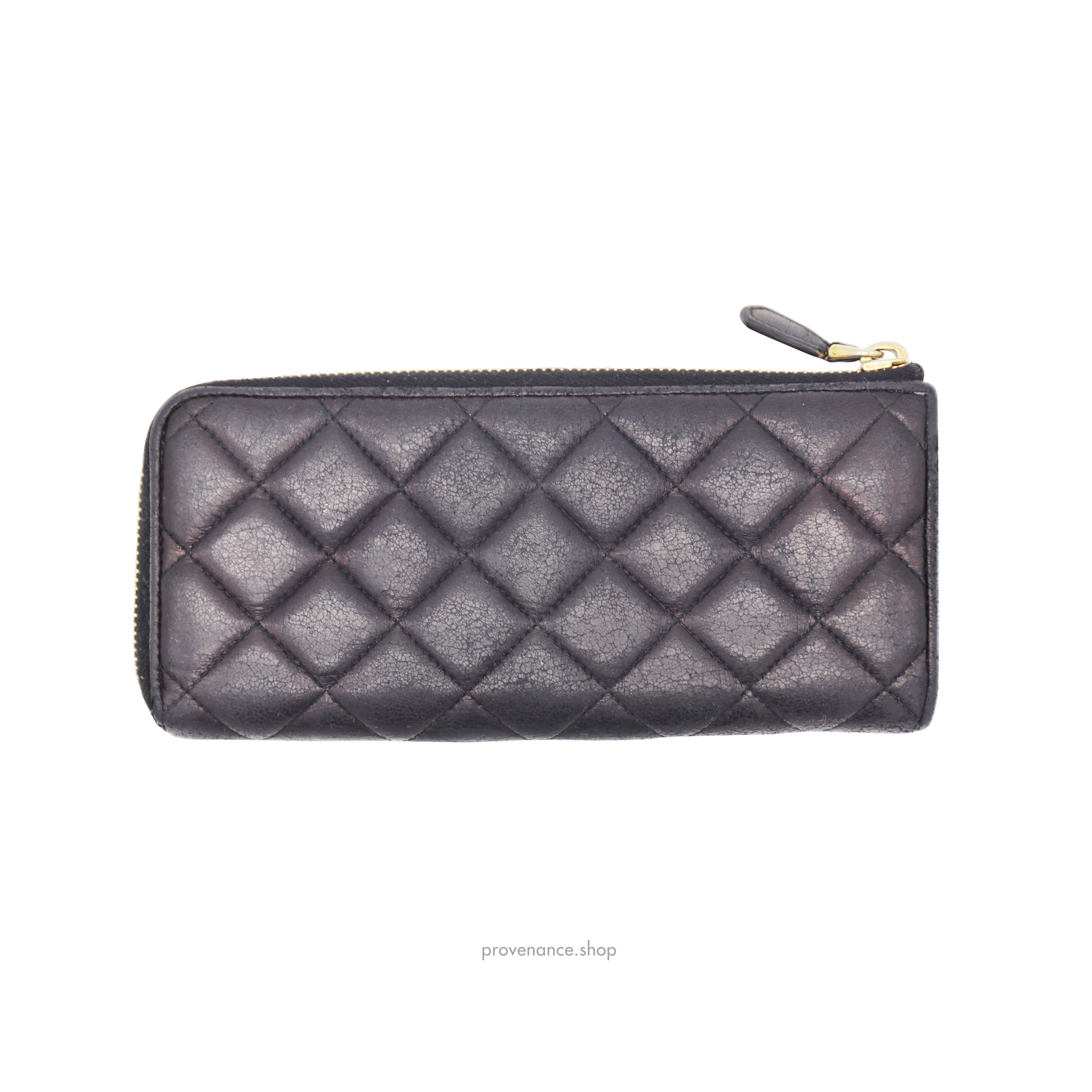 Prada Long Wallet - Quilted Black Calfskin Leather - 2