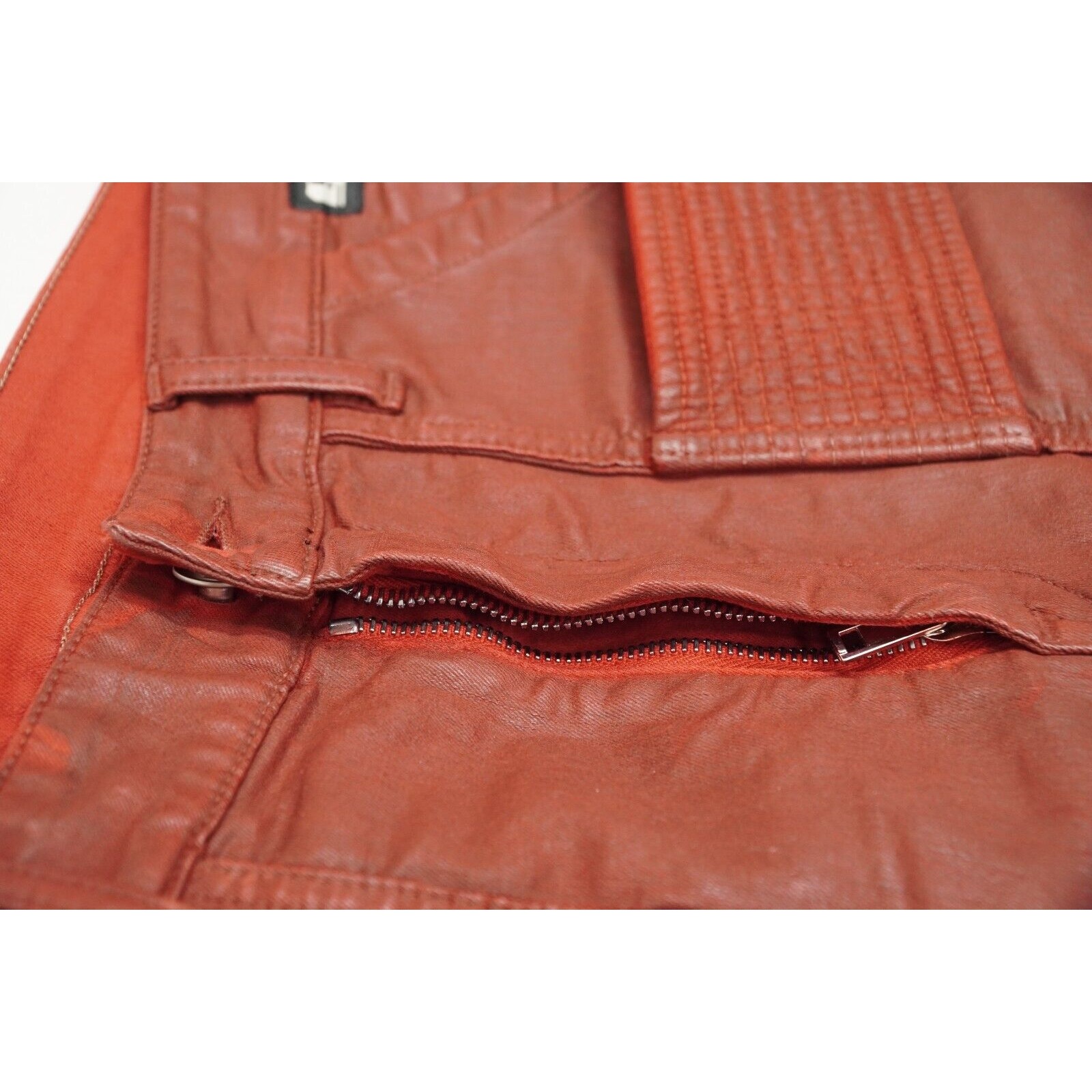 SS21 Easy Creatch Cut 33 Wax Trouser Cargo Pants Dark Cherry - 19