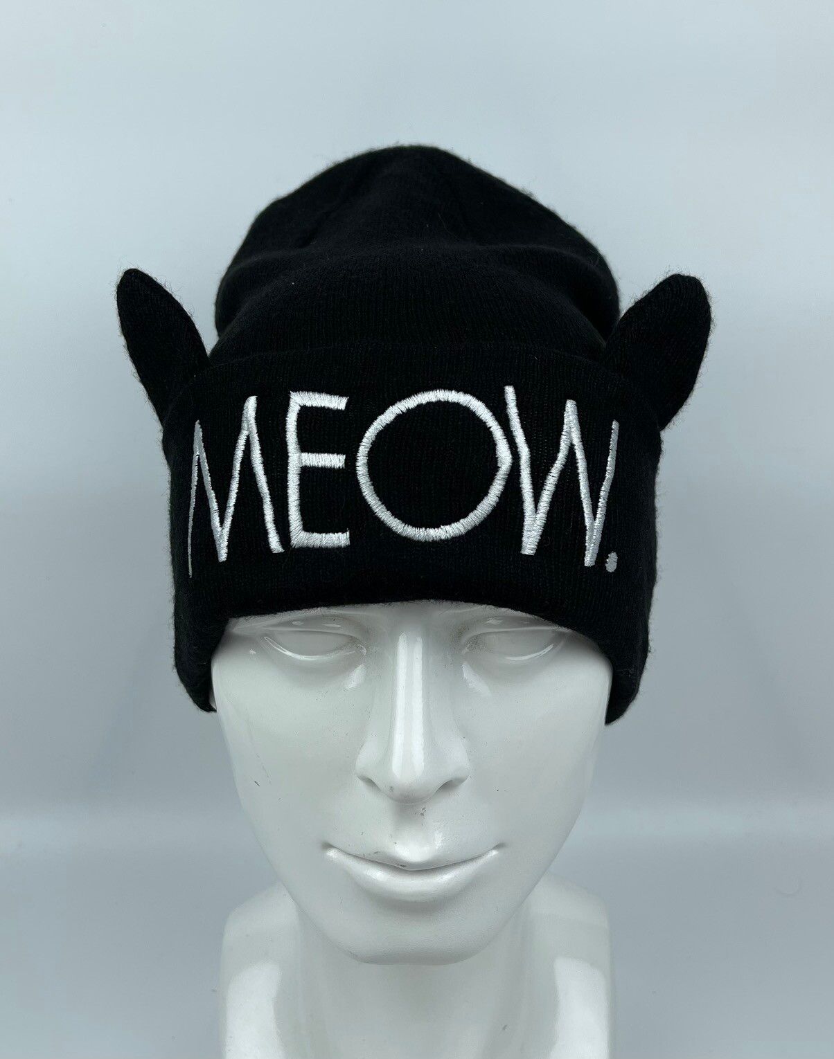 H&M - meow beanie hat with ear - 1