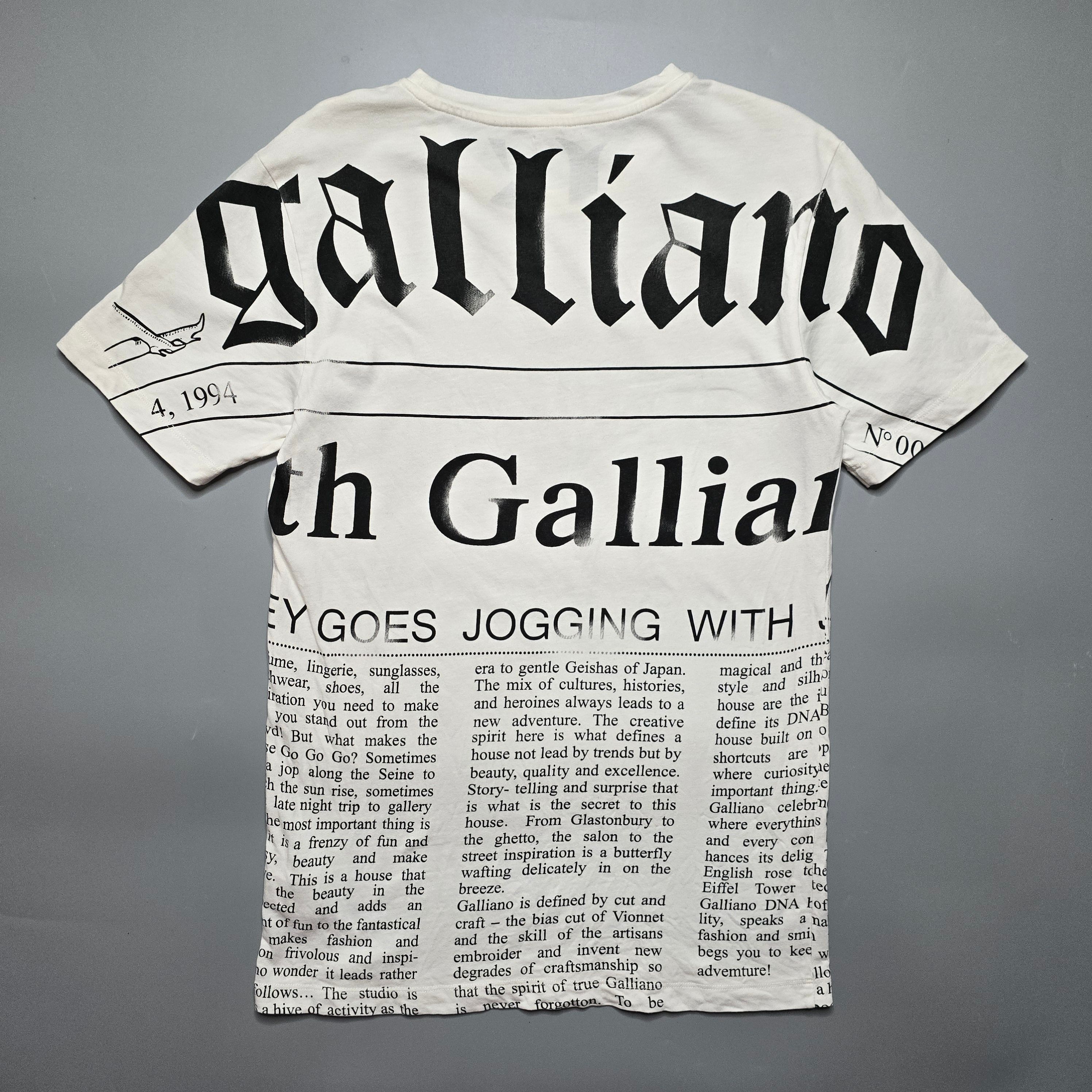 John Galliano - Archive Gazette Print T-Shirt - 2