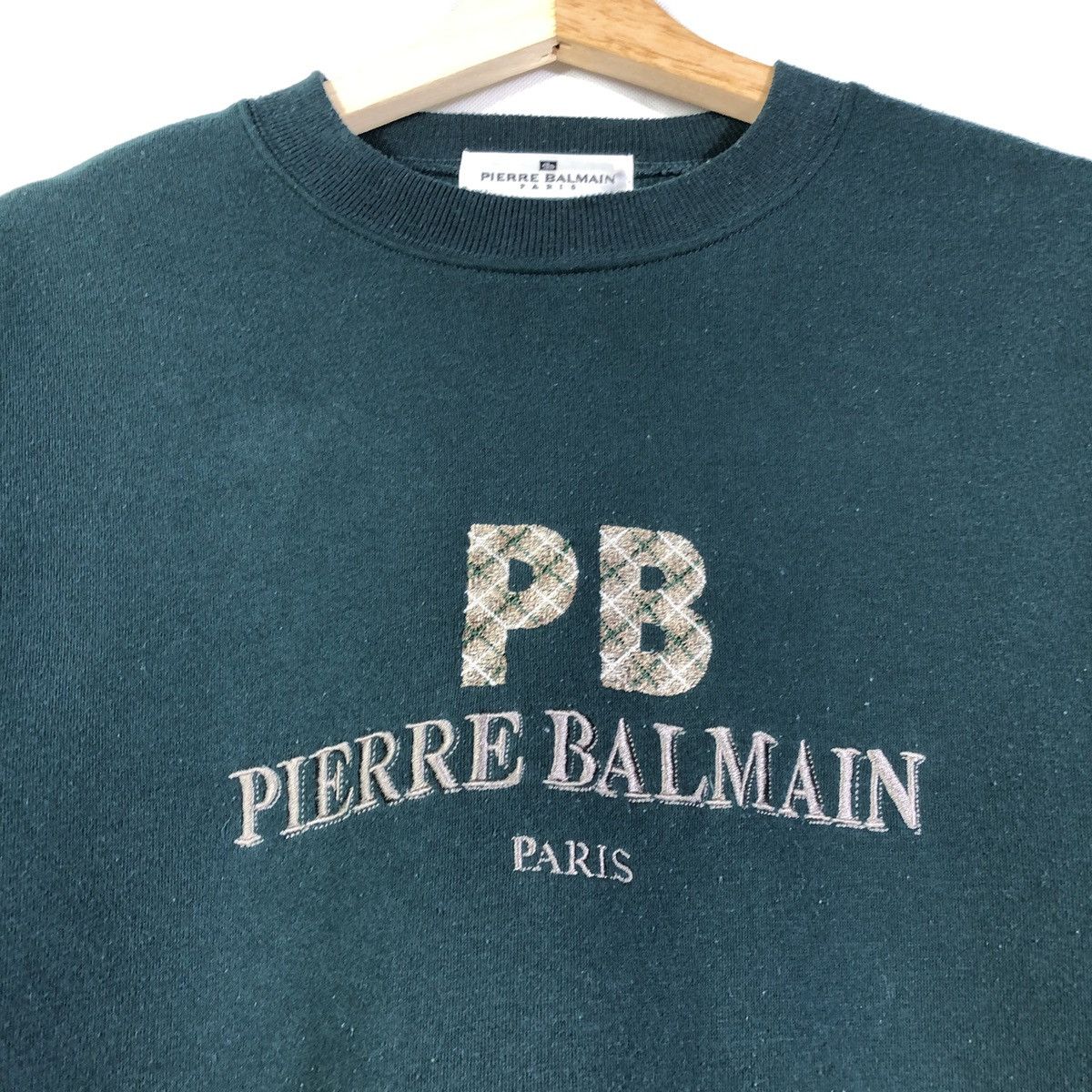 Vintage Pierre Balmain Paris Embroidery Crewneck Sweatshirt - 2