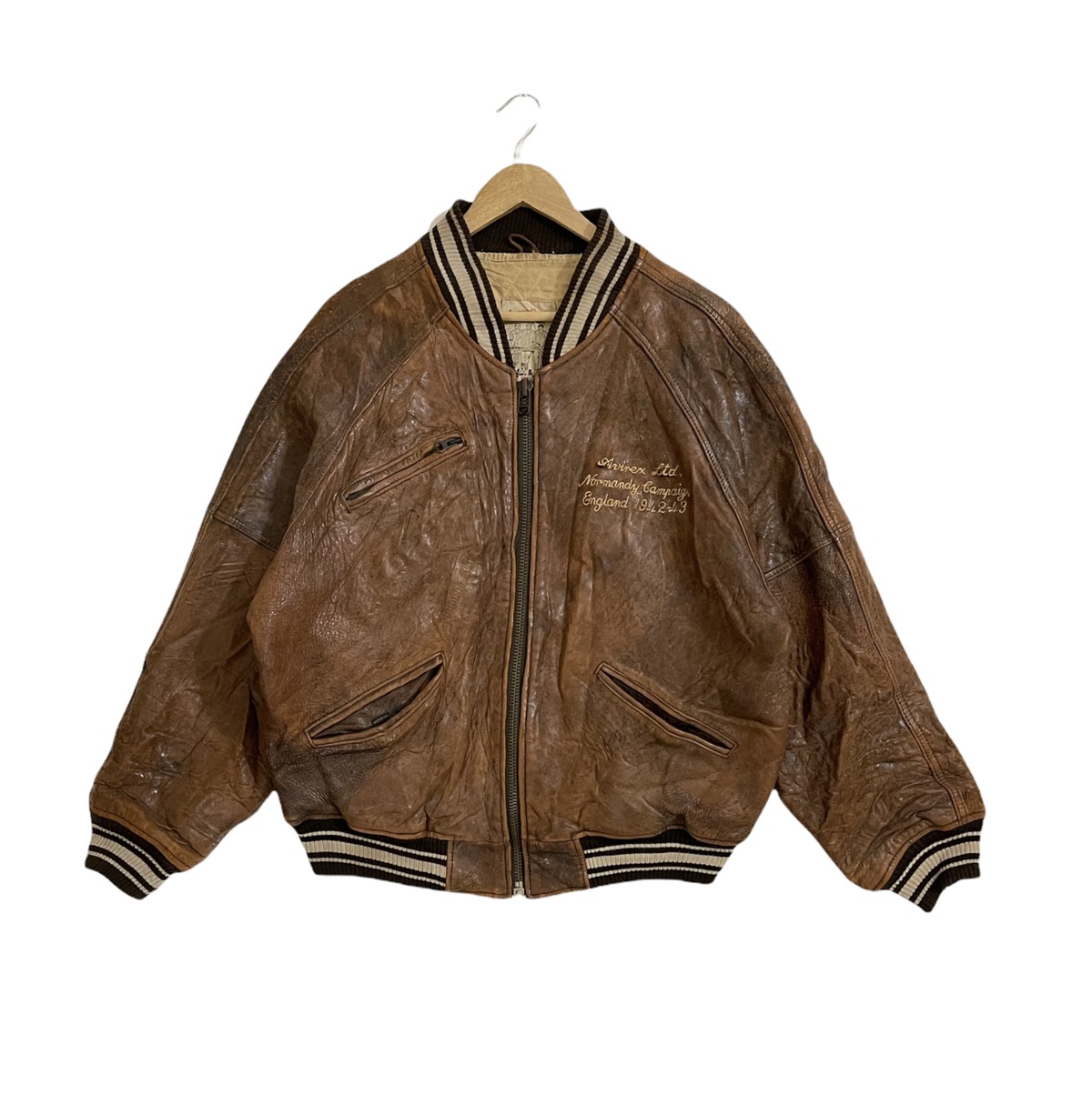 Other Designers Avirex - vintage avirex usa jacket avirex leather