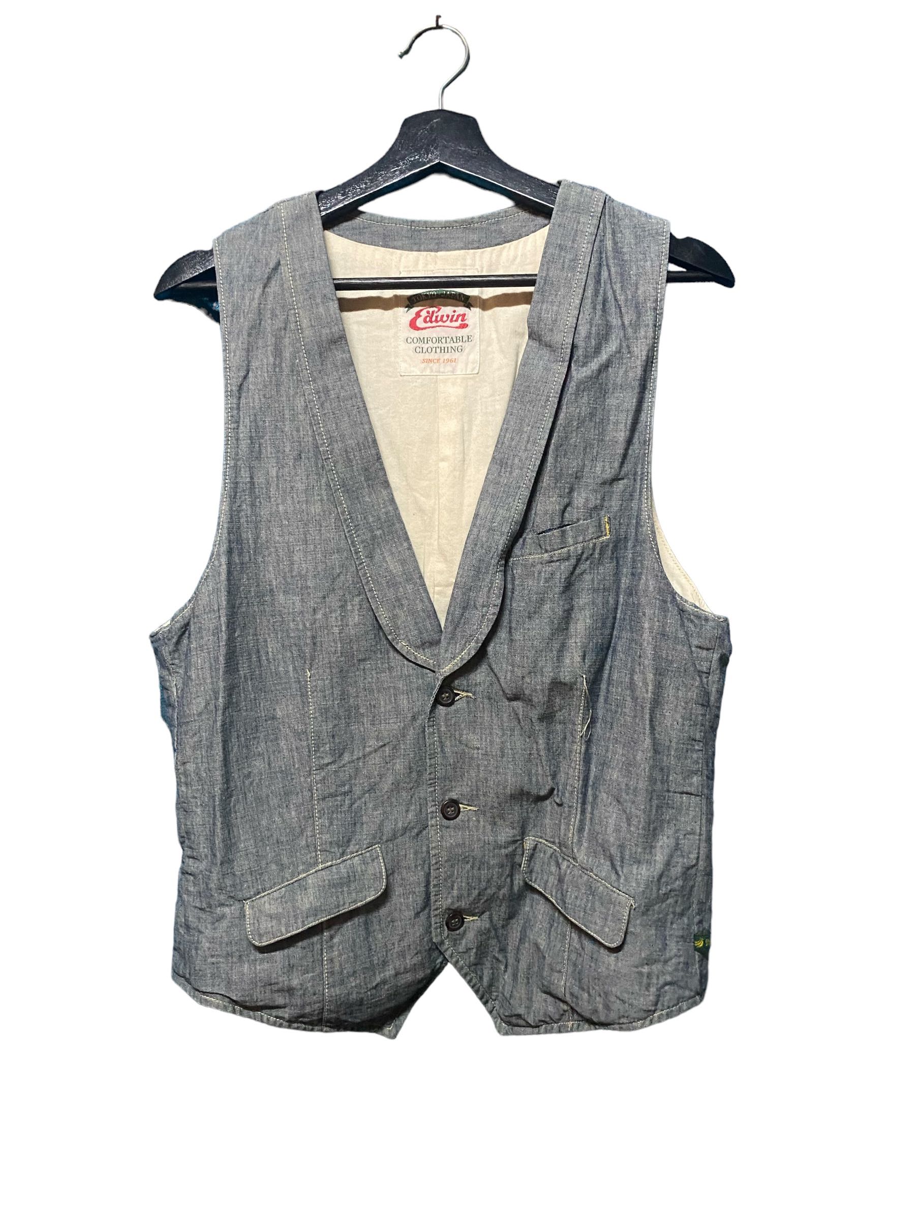 Vintage Edwin Work Vest - 3