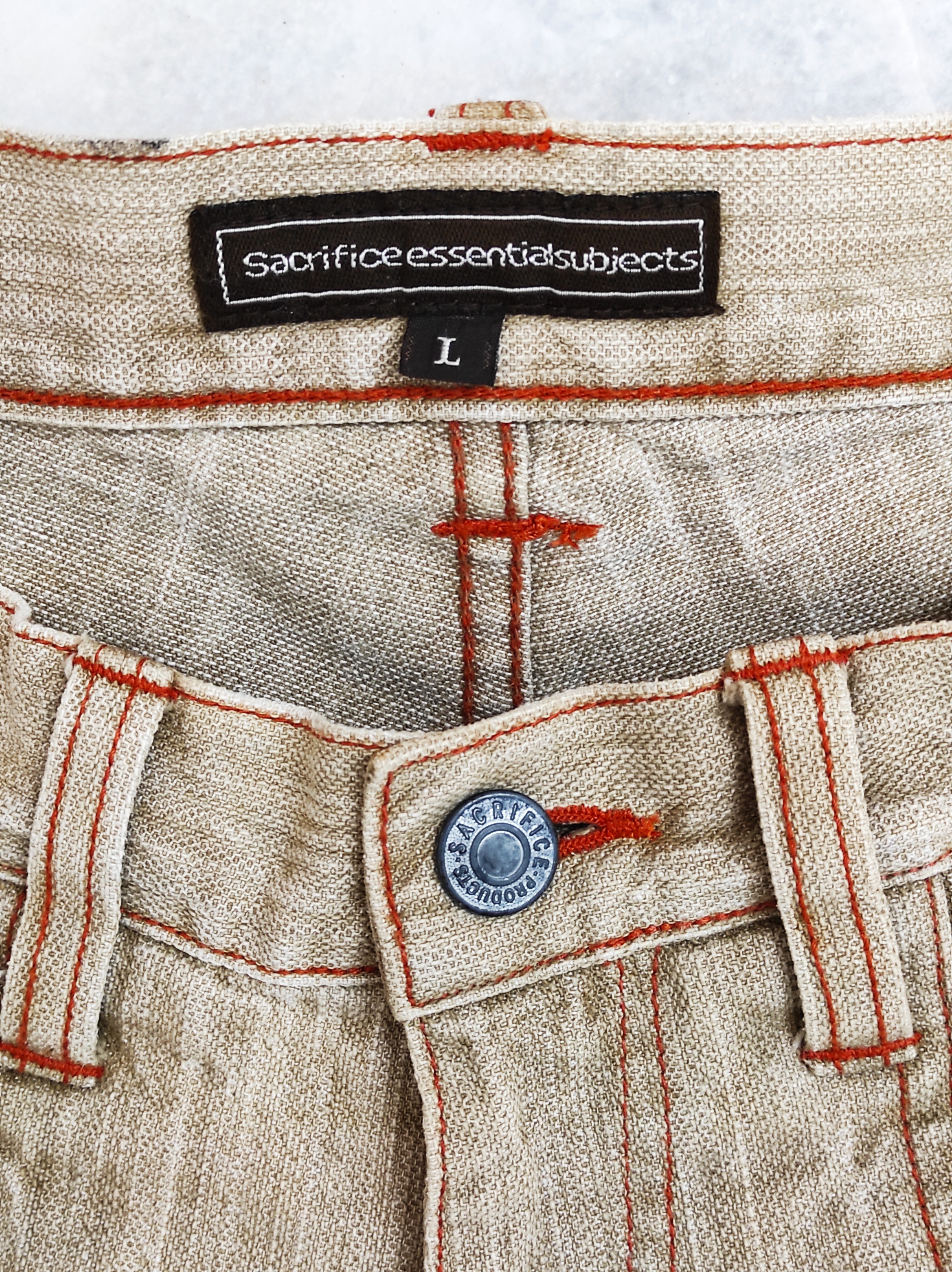 Japanese Brand - Sacrifice Products Double front pocket Jeans - 3