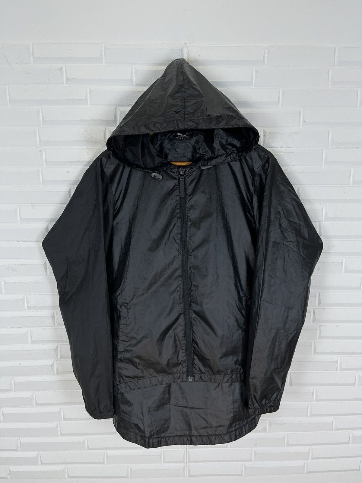 Black PUMA by HUSSEIN CHAYALAN Windbreaker BIG SPELLOUT - 6