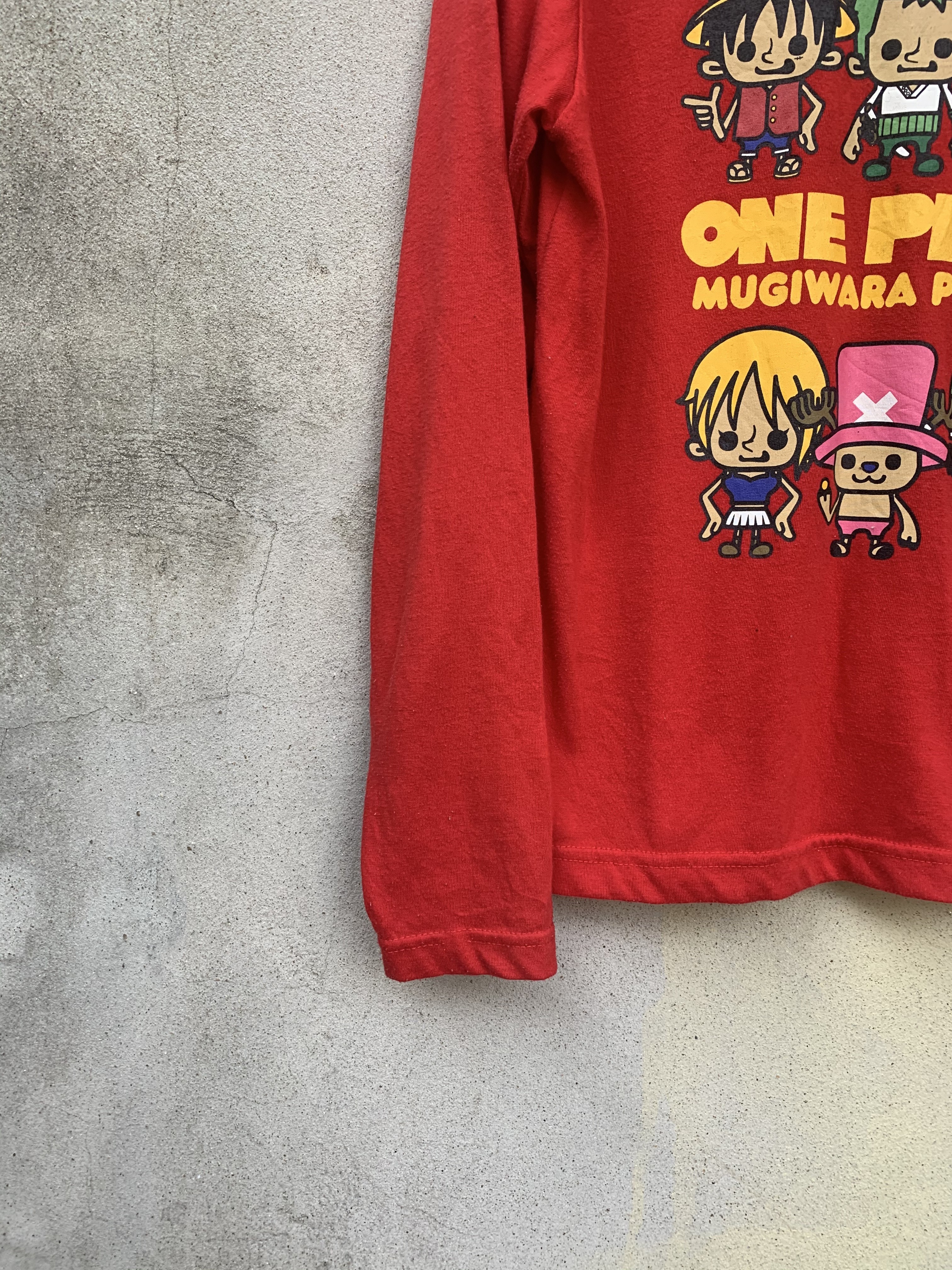 Anima - Vintage One Piece Mugiwara Pirates Character Long Sleeve Shirt - 4