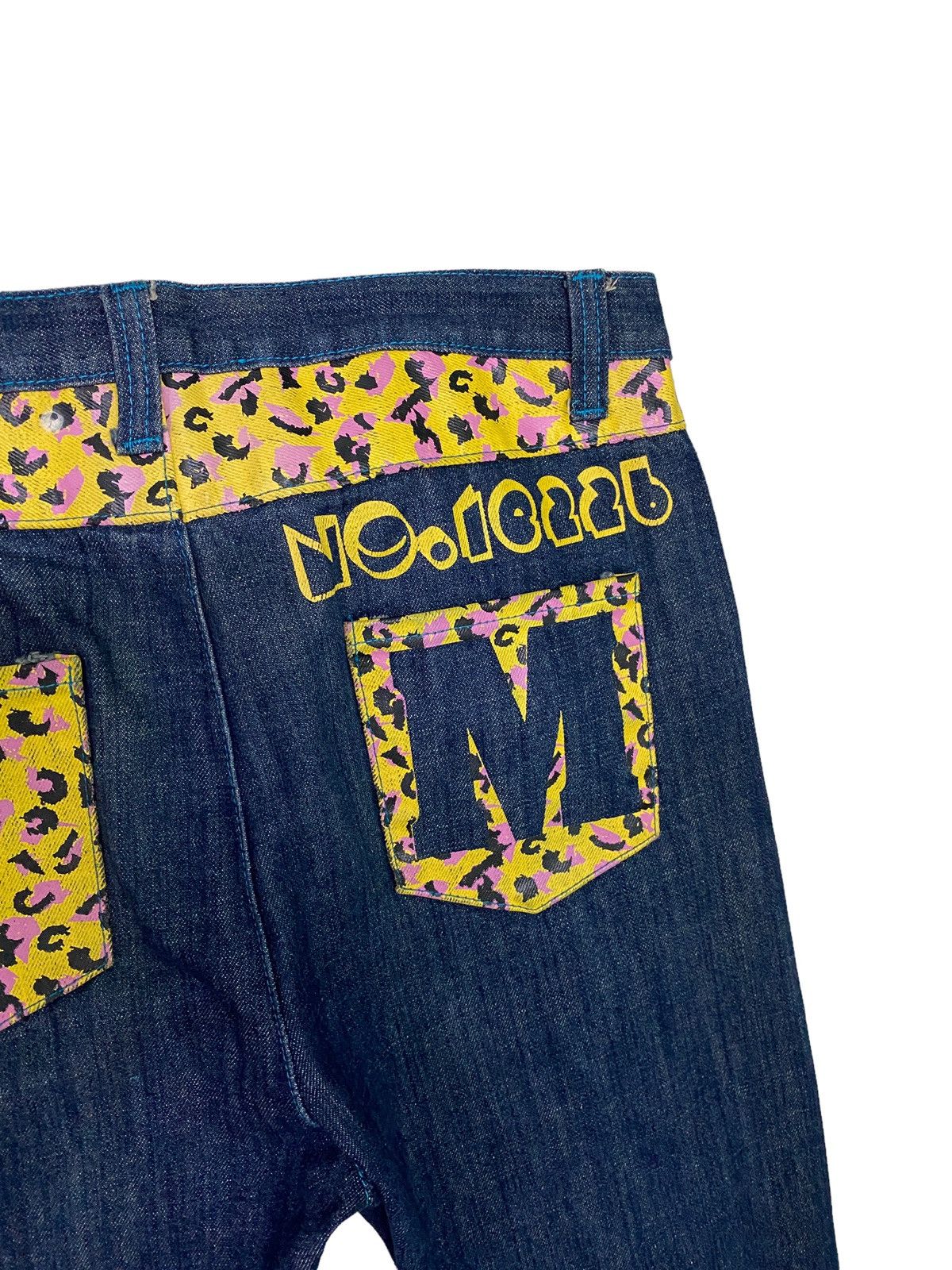 Vintage CLASH!! MPLQ Daicock Printed Denim Jeans S45k - 12