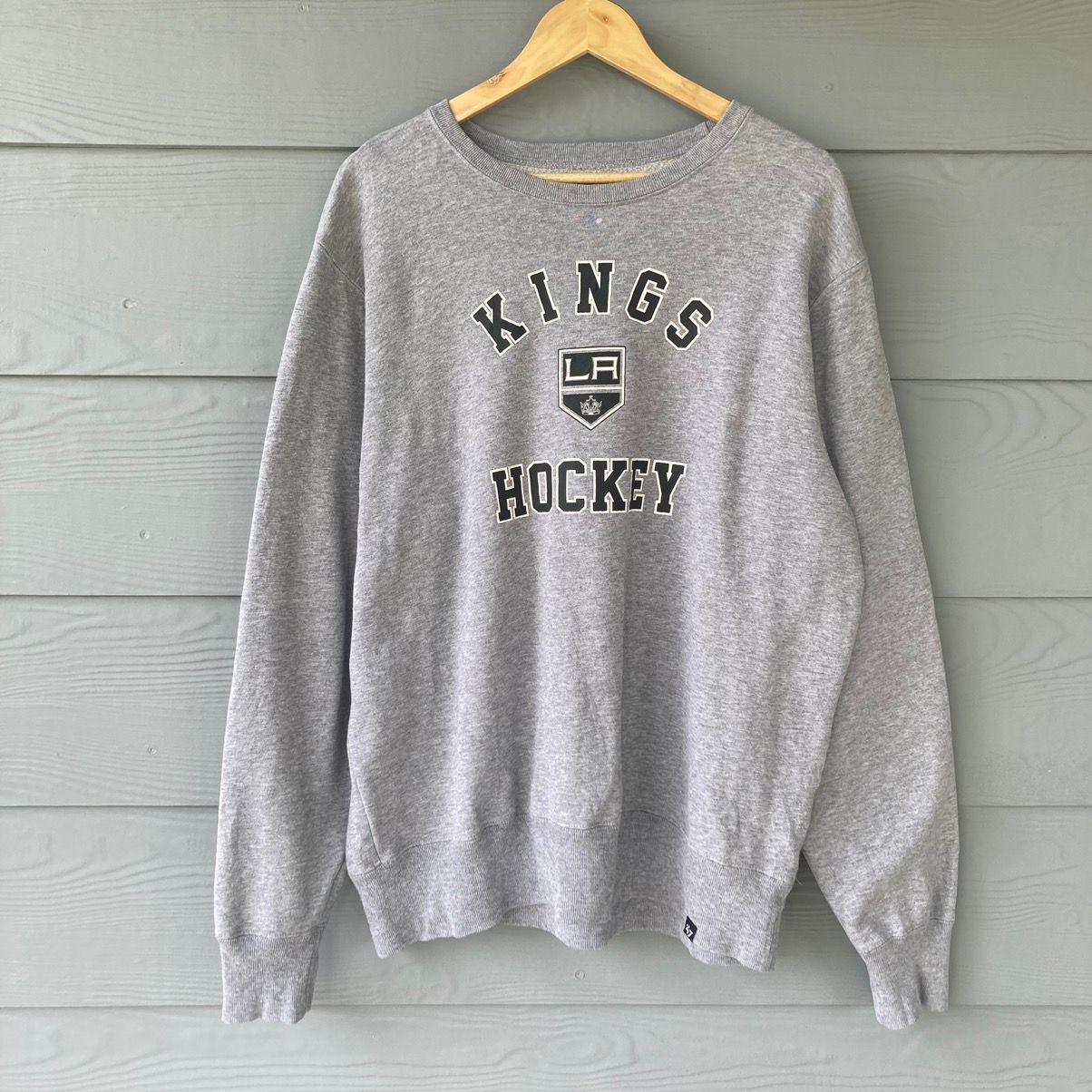 Vintage NHL LA Kings Hockey Grey Sweatshirt - 1