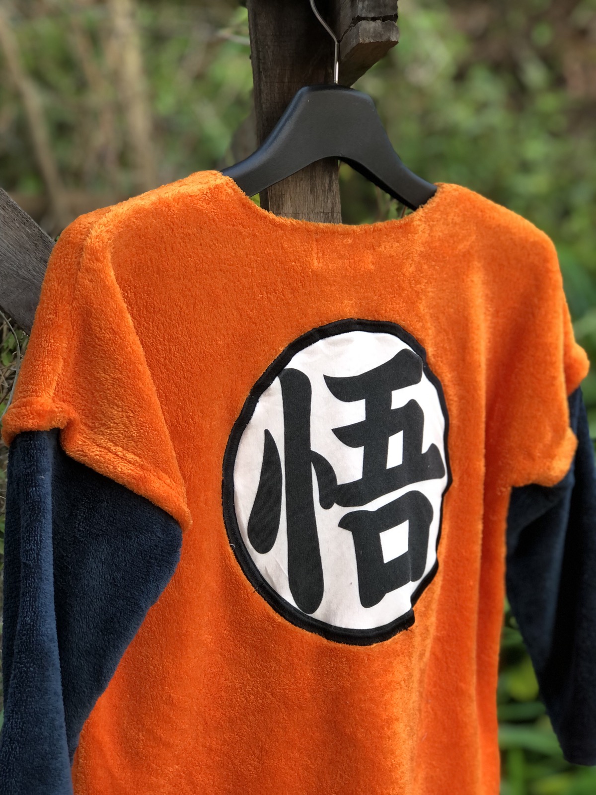 Japanese Brand - Dragon Ball Fleece Embroidered Logo Long Sleeve - 5