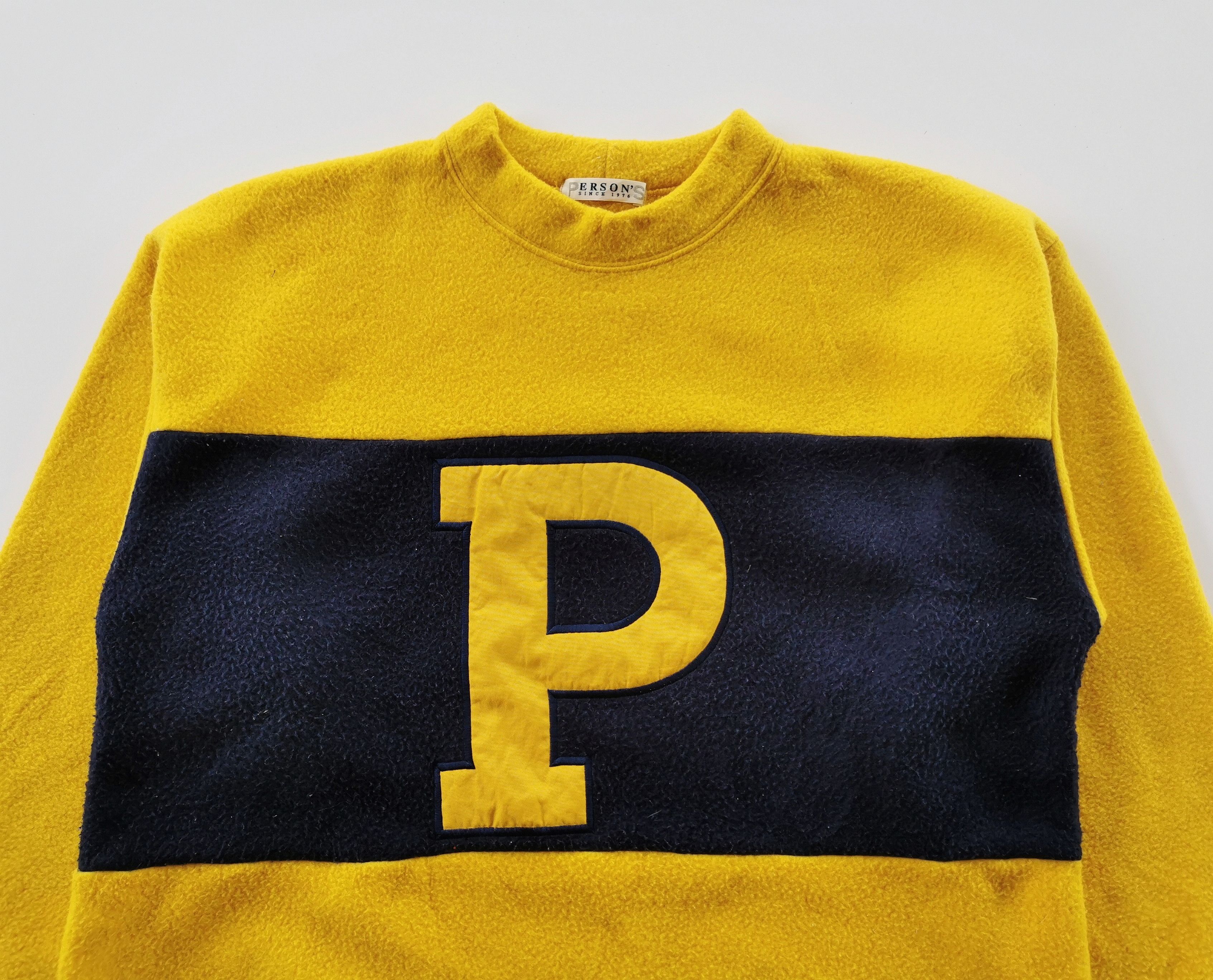 Vintage Persons P Logo Fleece Sweatshirt - 4