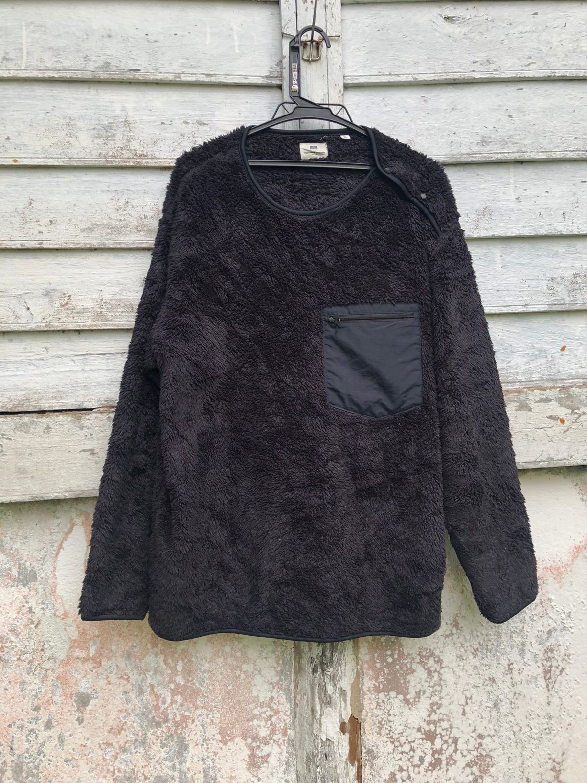 Uniqlo Engineered Garments Side Button Fleece Sweater - 2