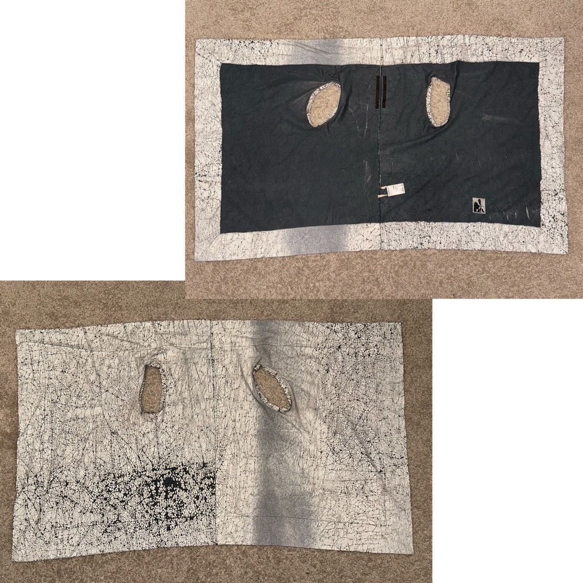 Rick Owens Drkshdw cracked paint vest 2012 - 6