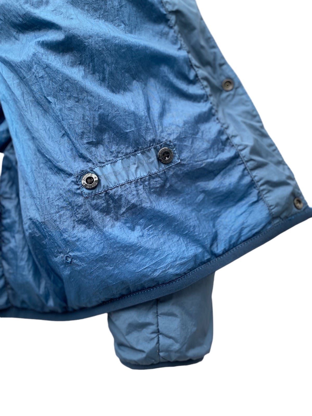 STONE ISLAND garment dyed crinkle reps ny blouson jacket - 7