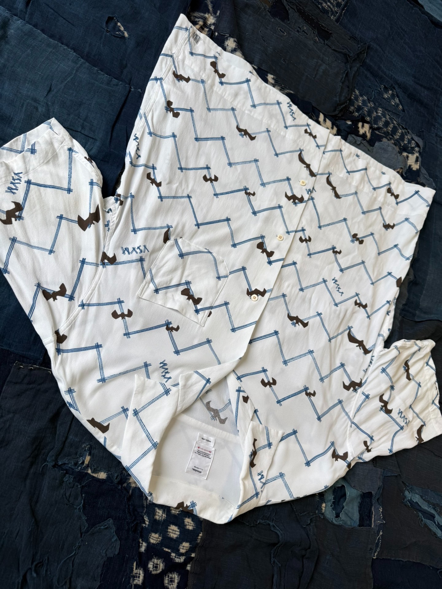 VISVIM 23SS COPA SHIRT S/S BATS bat short sleeve shirt - 8