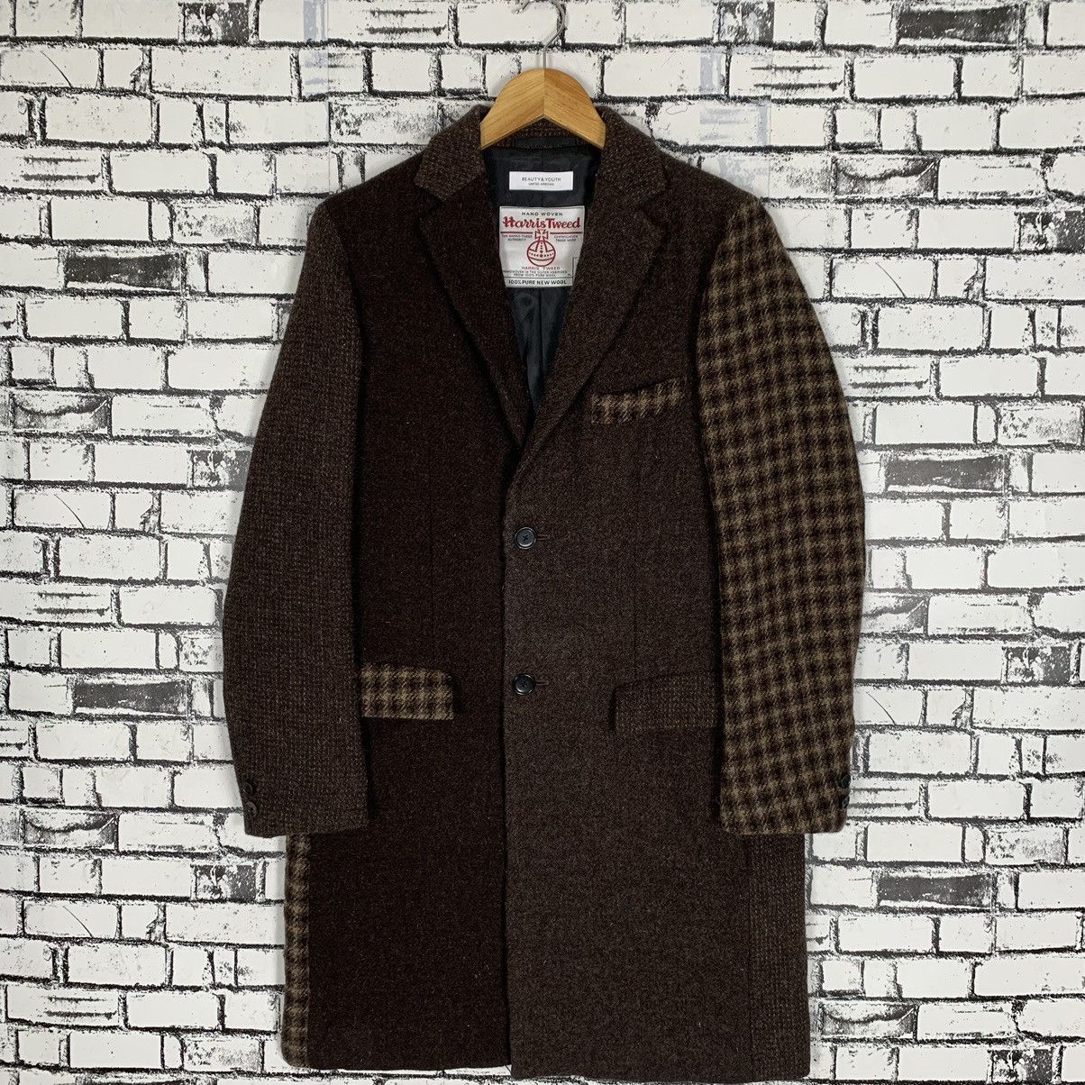 Other Designers Beauty&Youth United Arrows Harris Tweed Wool Coat Blazer |  biqclockworks | REVERSIBLE