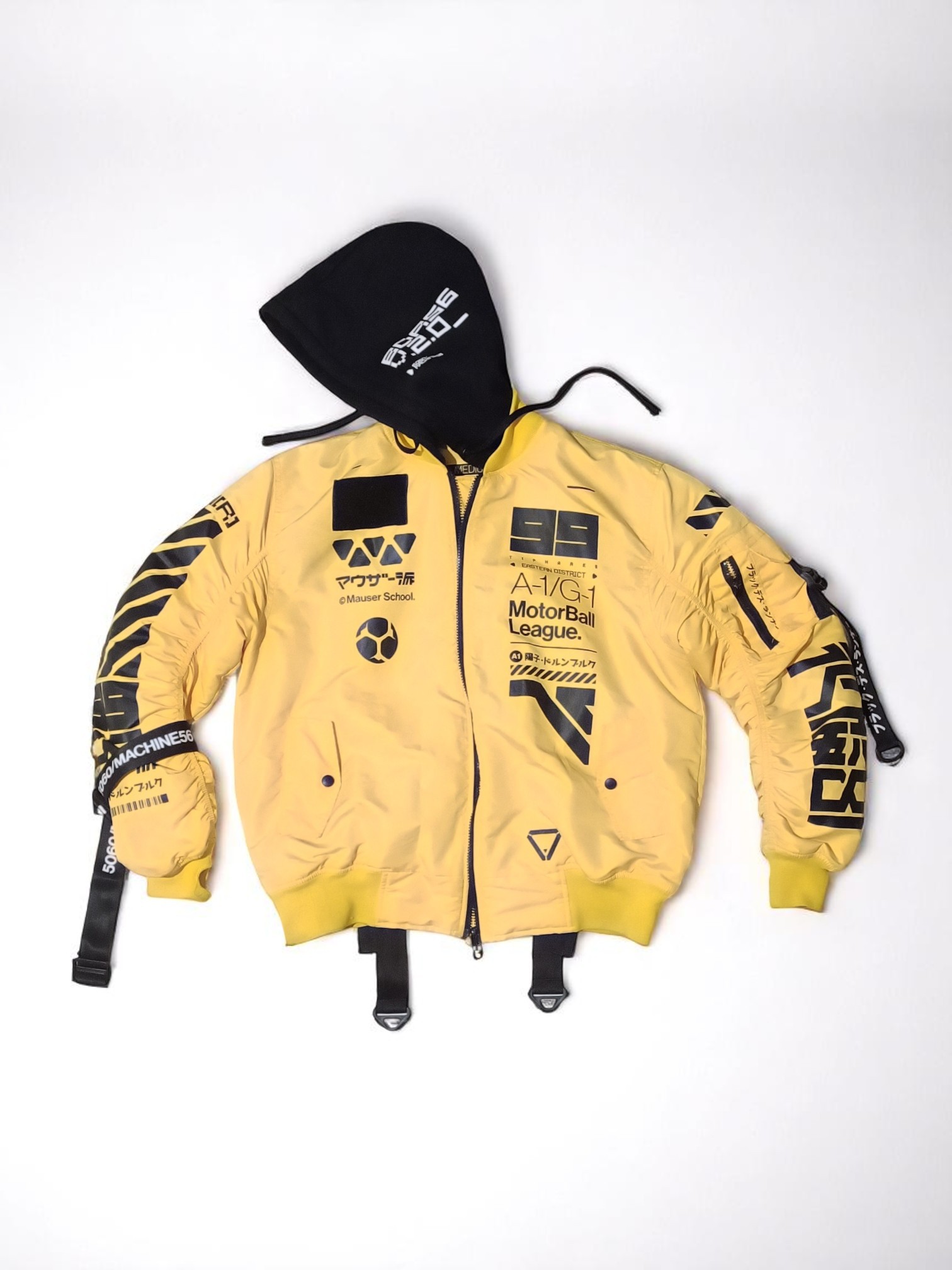 5060™ by Machine56 MS-Bomber Jacket D1 'Yellow' - 2