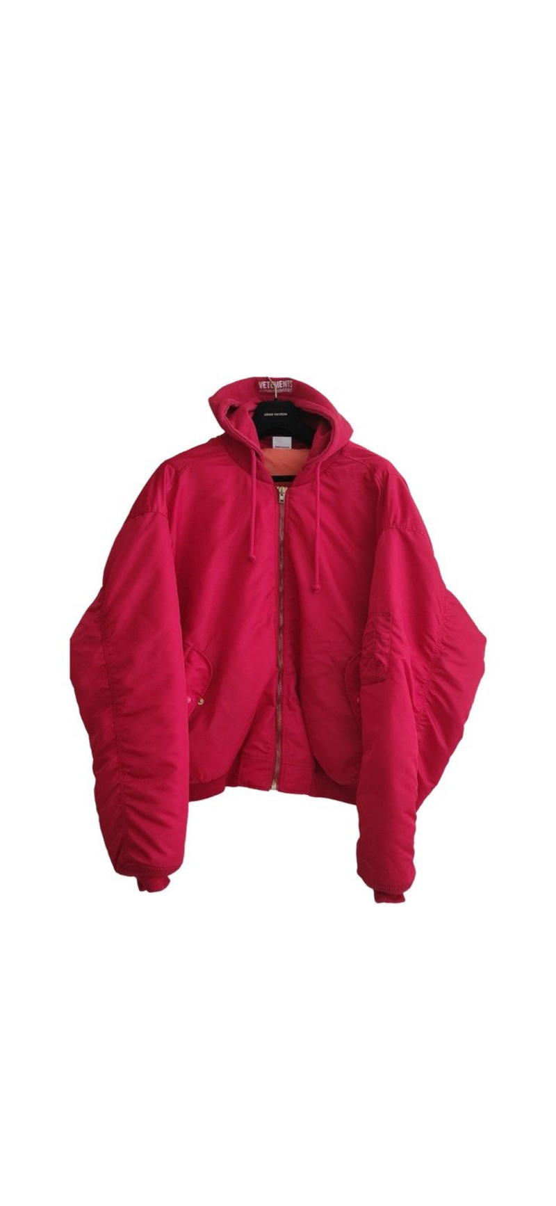 Fw17 red bomber jacket - 1