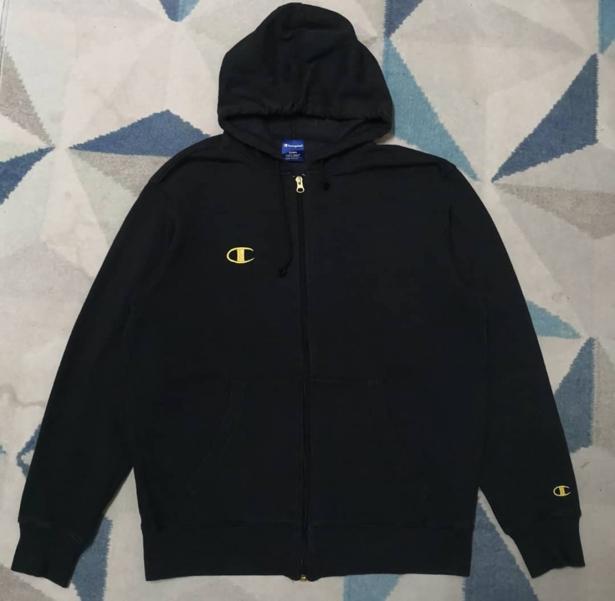 Gold Embroidered Hoodie - 1
